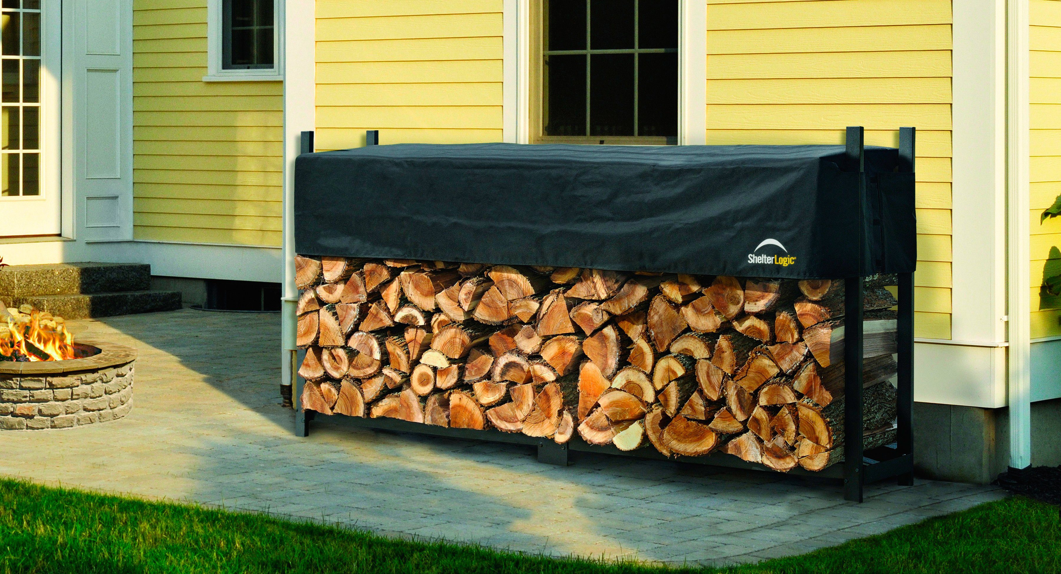 ShelterLogic Kaminholzregal, BxTxH:239x36x119 cm günstig online kaufen