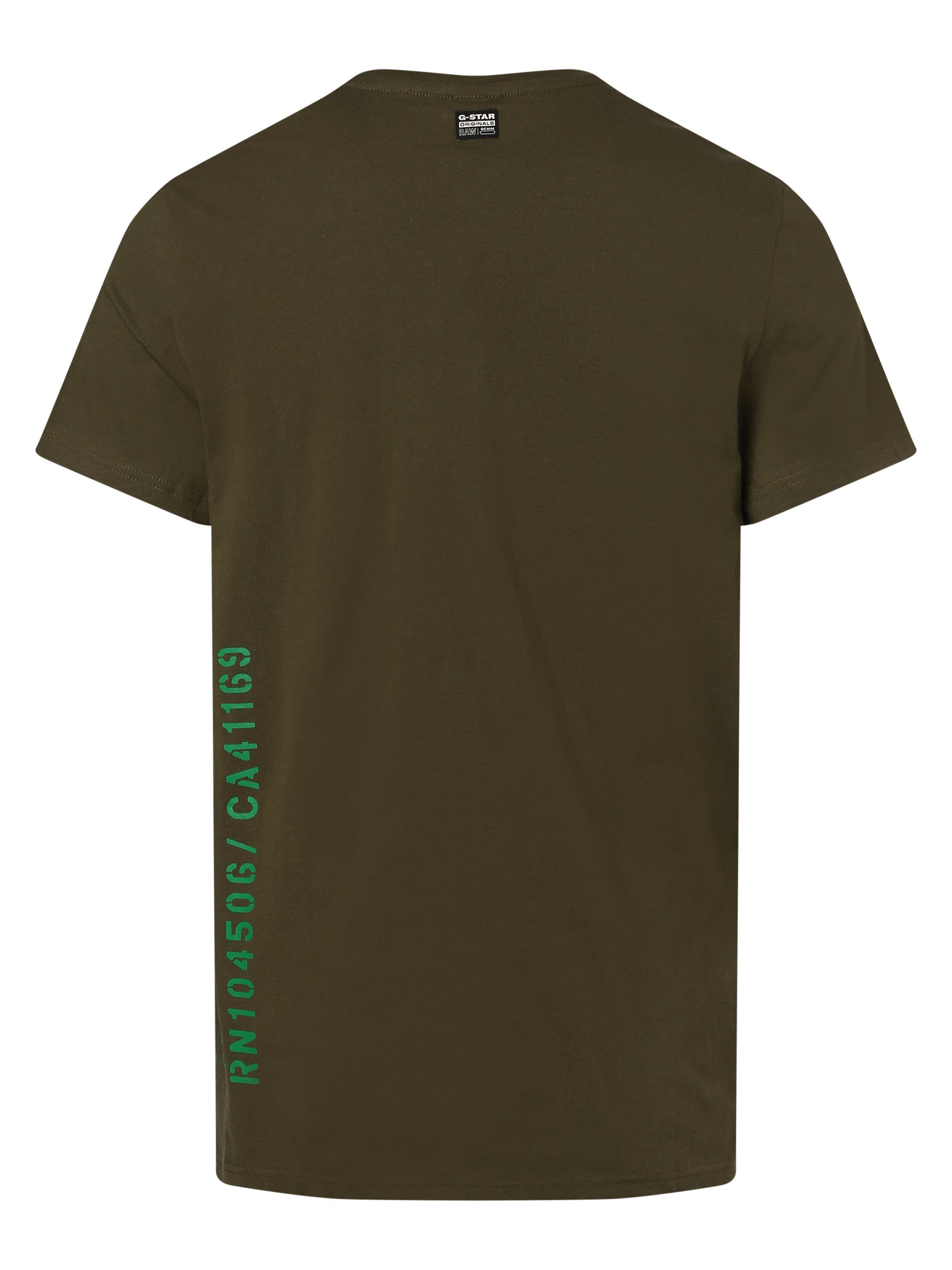 T-Shirt oliv Side G-Star Stencel RAW