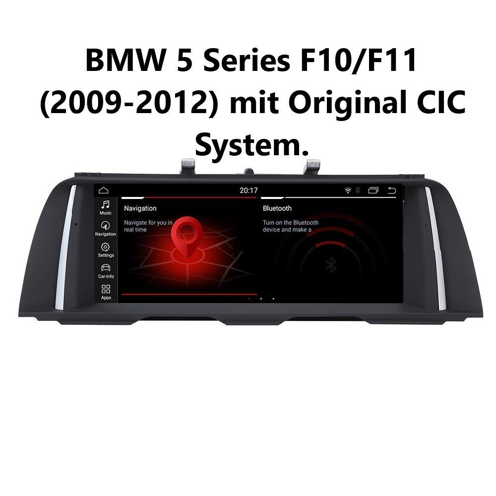 GABITECH BMW F10 F11 Navi 10.2" 13 GPS Einbau-Navigationsgerät Android CIC 2009-2012 Carplay Autoradio