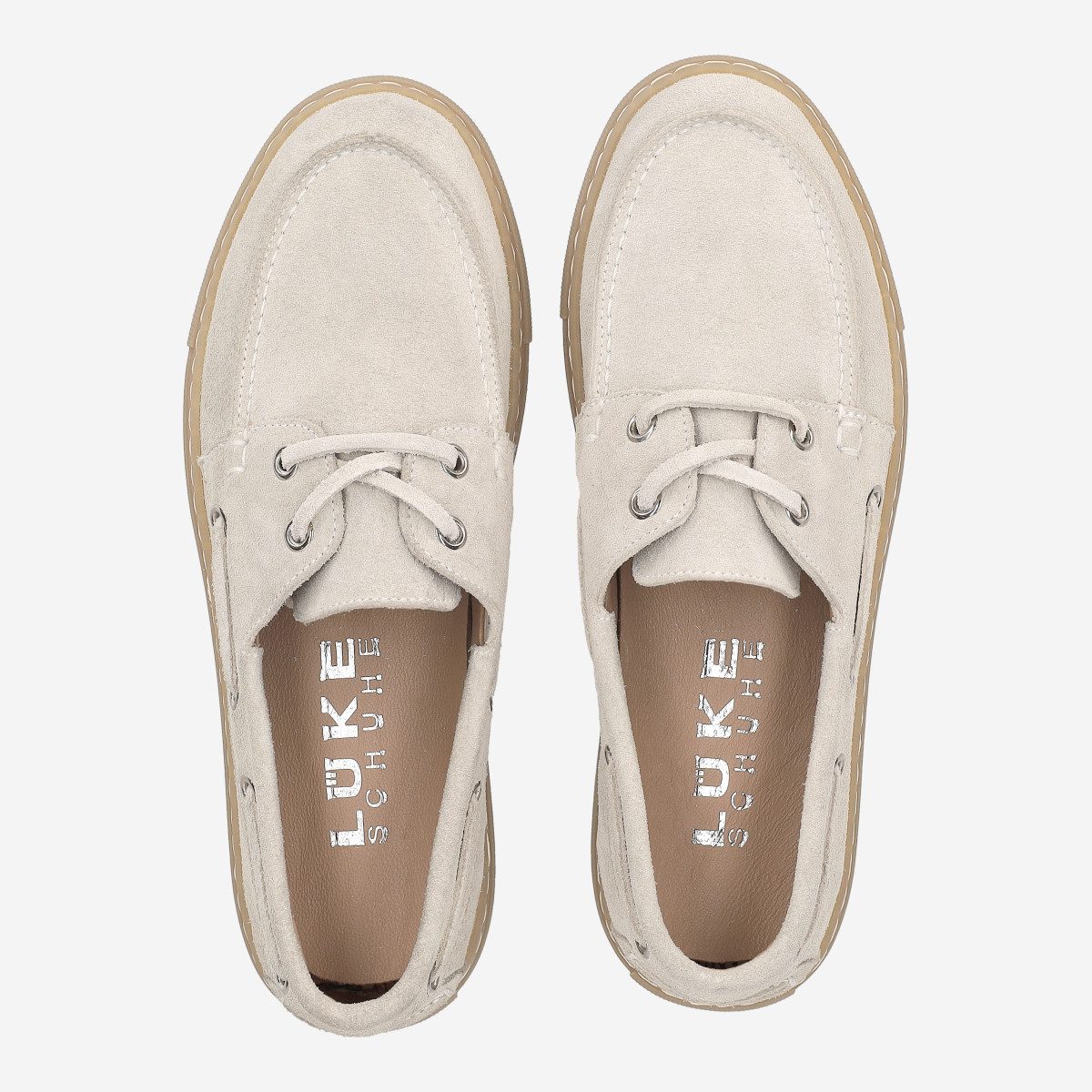 Lüke Schuhe Lüke Schuhe 495 AVORIO, Schnürschuhe, Beige, Damen Schnürschuh