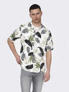 ONLY & SONS Hawaiihemd ONSWAYNE LIFE AOP SS VISCOSE SHIRT NOOS