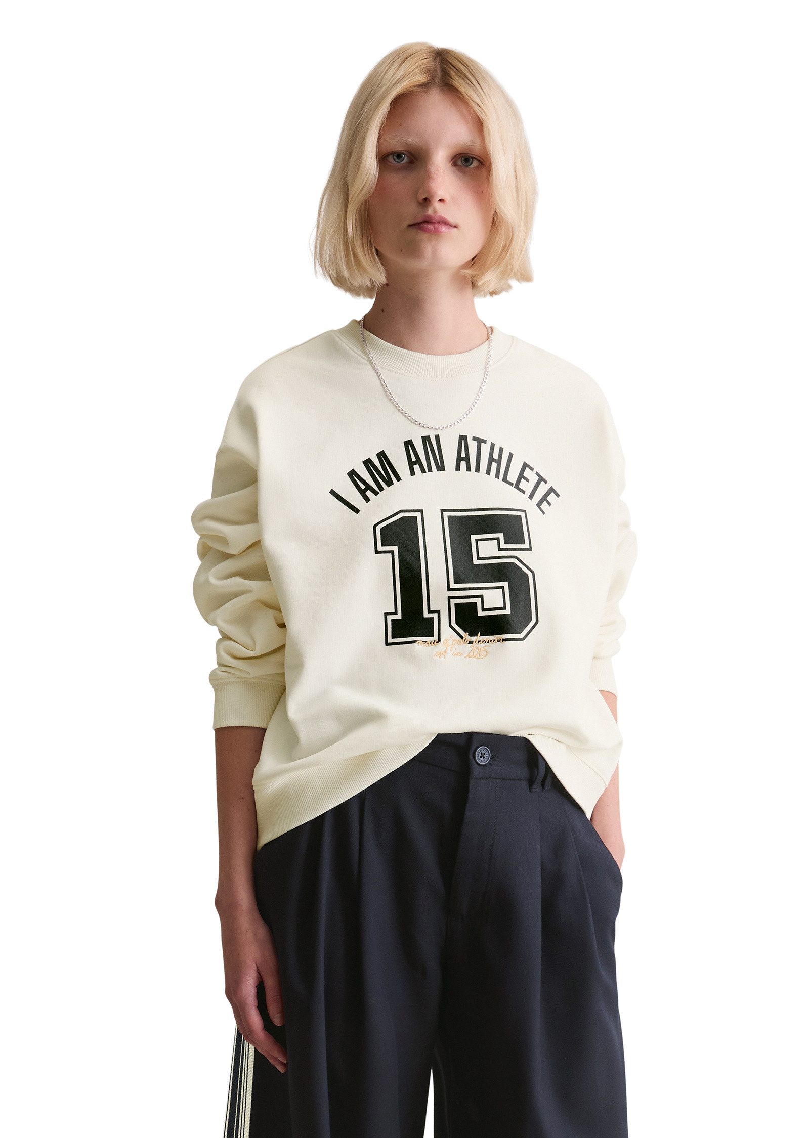 Marc O'Polo DENIM Sweatshirt mit kuschelig gerauter Innenseite