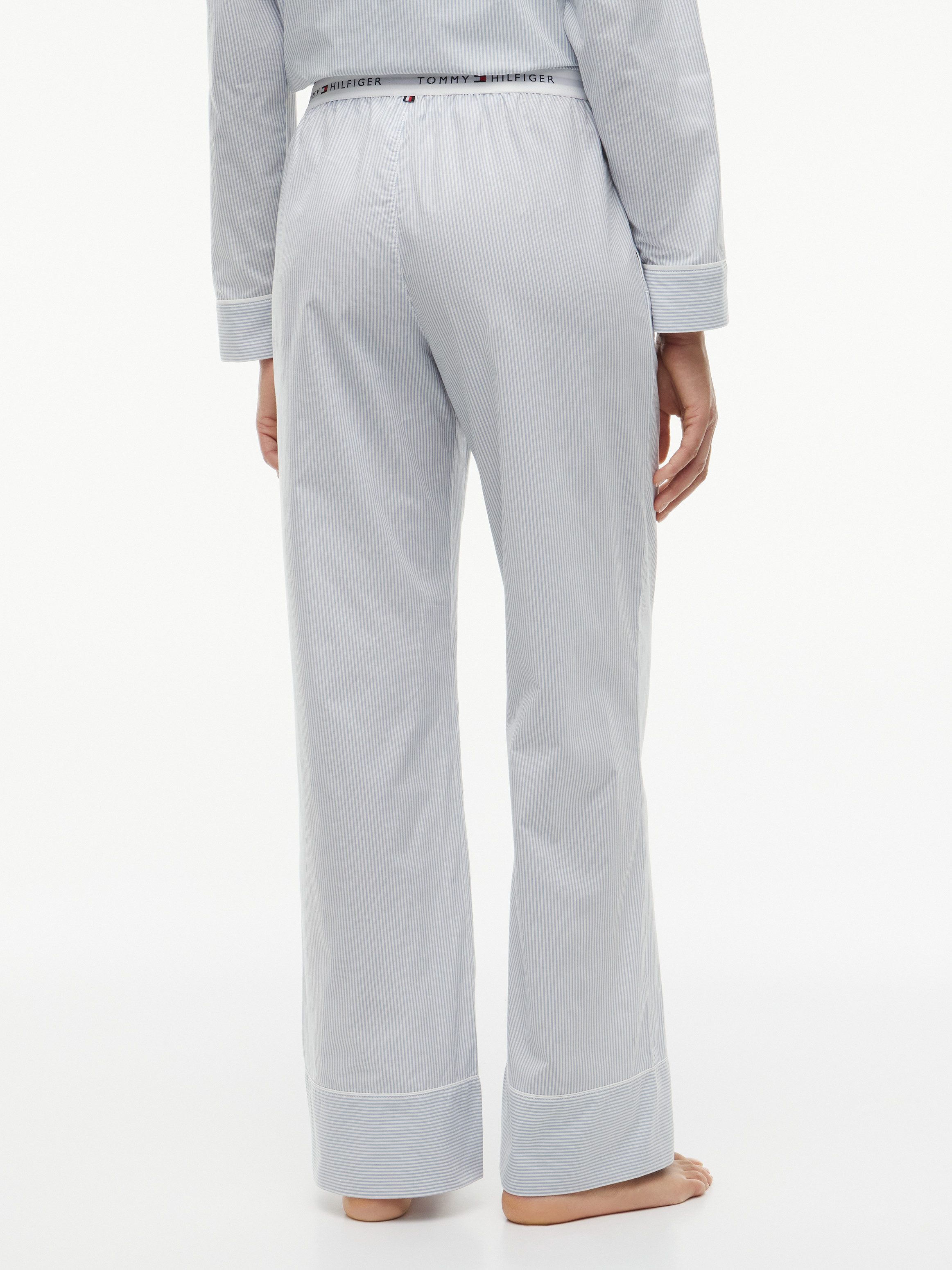 Tommy Hilfiger Underwear Pyjamahose POPLIN PANTS aus Baumwoll-Popeline