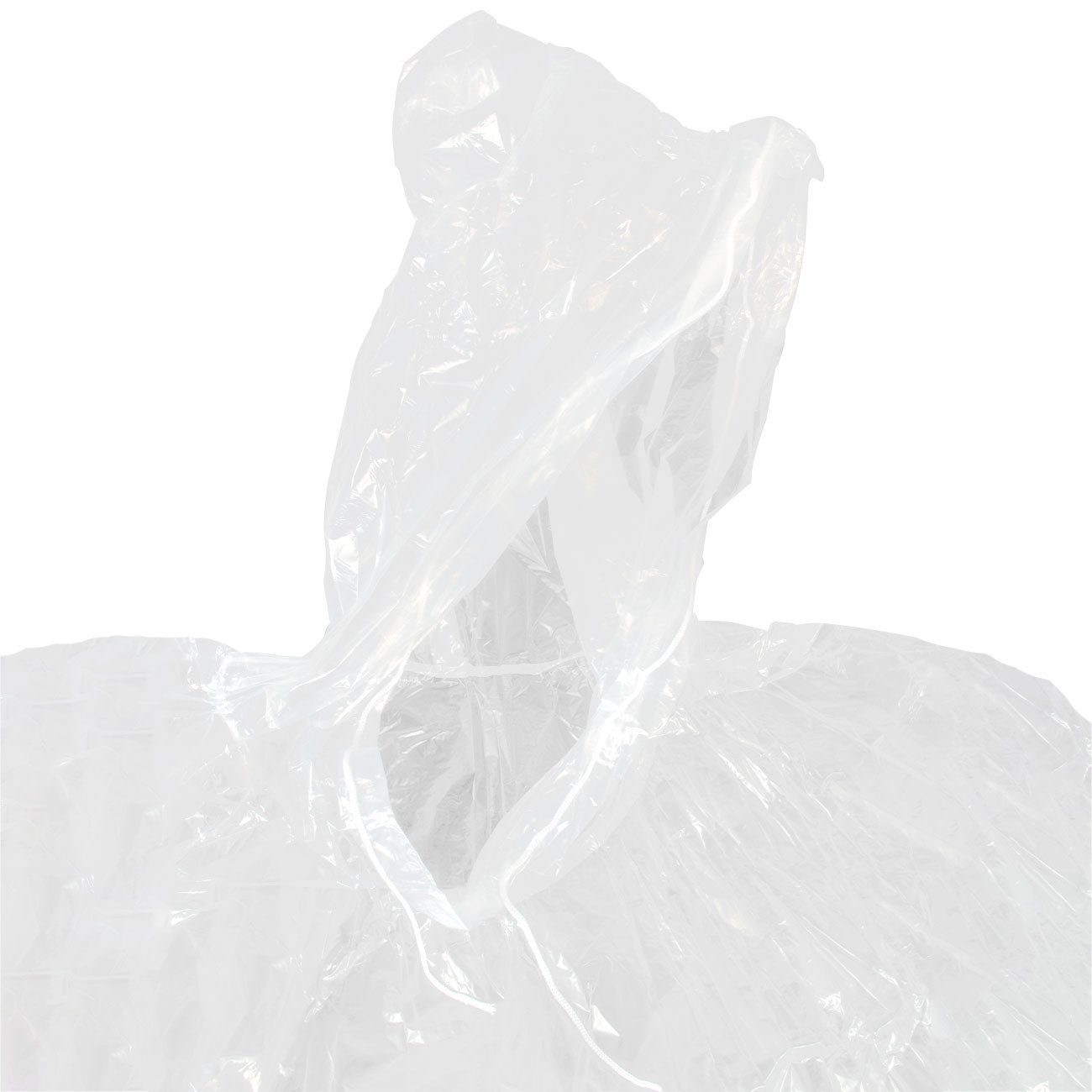 Viva living Regenponcho Regenponcho mit Kapuze Transparent Einheitsgröße Notfall Regencape (4-St., 1er-Set & 4er-Set & 8er-Set & 16er-Set) Einheitsgröße, transp – Bild 2 von 3