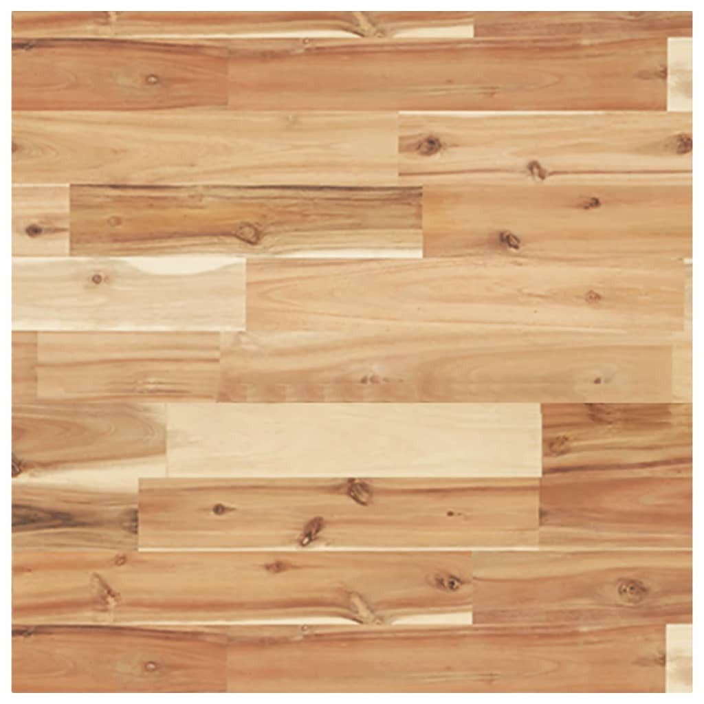 vidaXL Tischplatte Tischplatte Quadratisch 50x50x4 cm Massivholz (1 St)