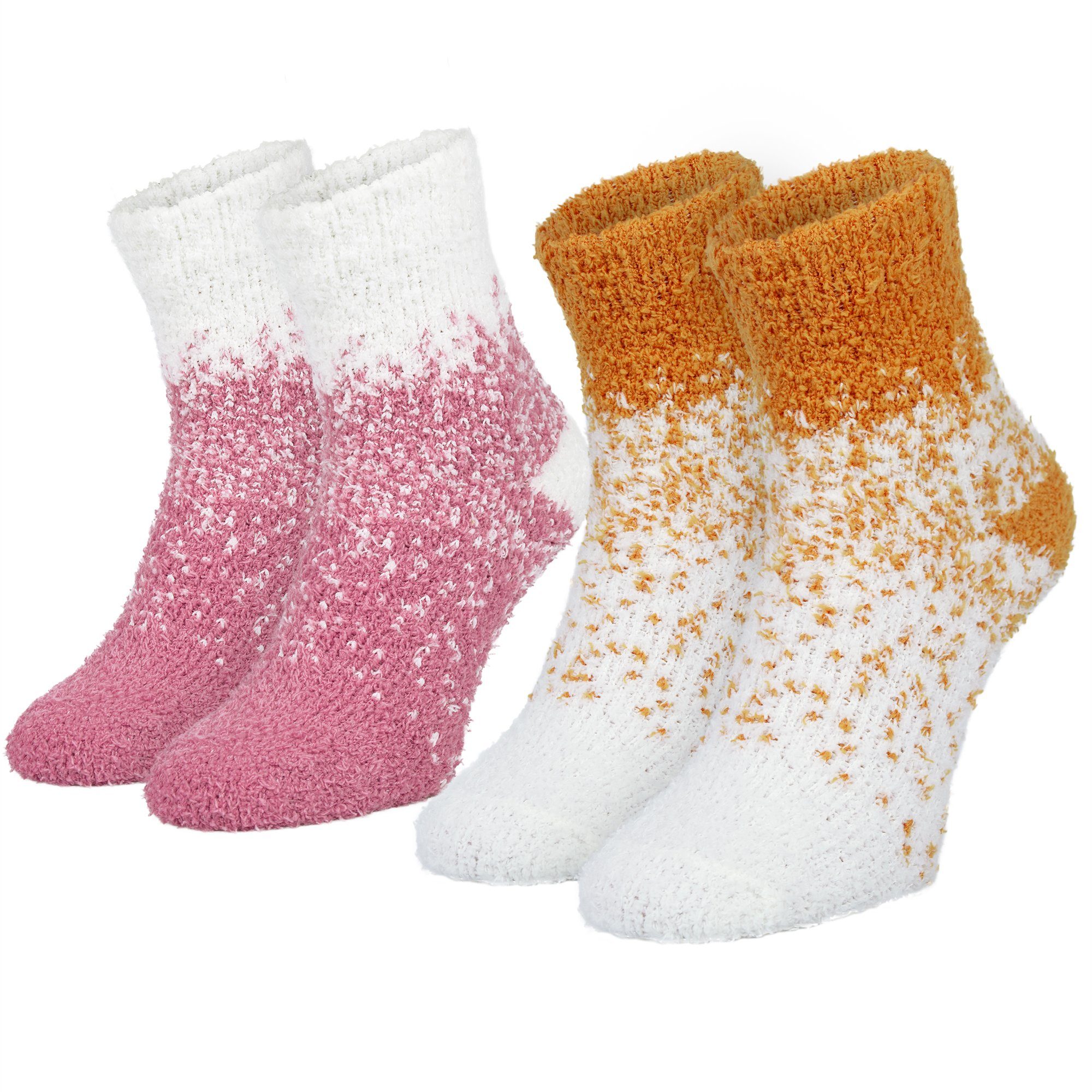 Kuschelsocken 2 Paar flauschige Haussocken