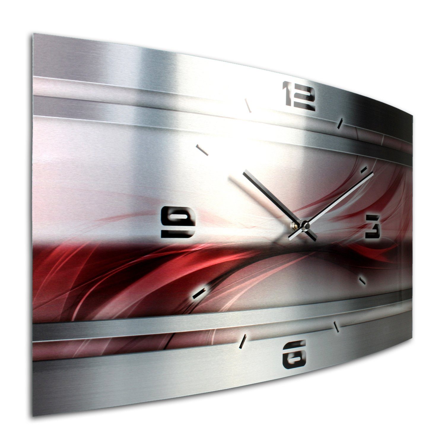 Kreative Feder Funkwanduhr 3D Design-Wanduhr "Abstrakt günstig online kaufen