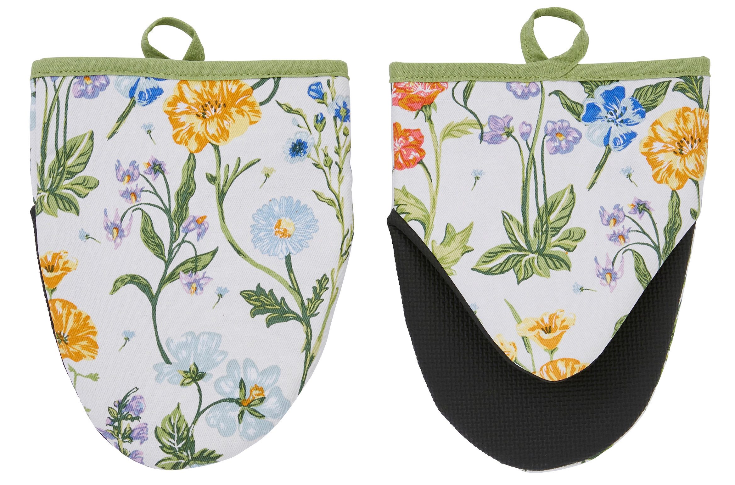 Ulster Weavers Topfhandschuhe Cottage Garden, (Set, 2-tlg., 2-teilig), mit Neopren, wattiert, Größe: ca.17x14,5 cm