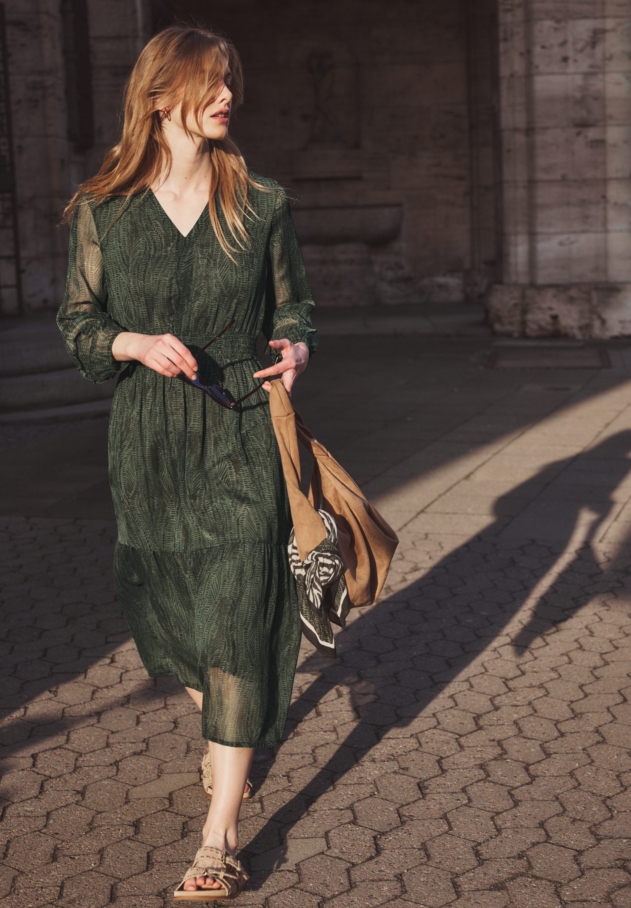 STREET ONE STUDIO Midikleid mit allover Print