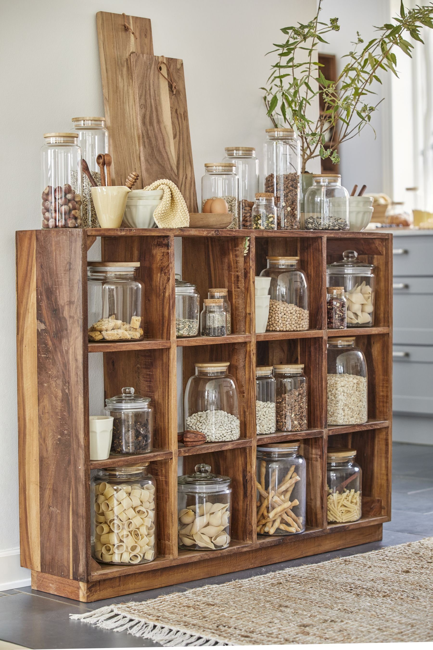 Ib Laursen Servierbrett Tapasbrett Servierbrett Käsebrett Schneidebrett Holz 18x55cm Ib