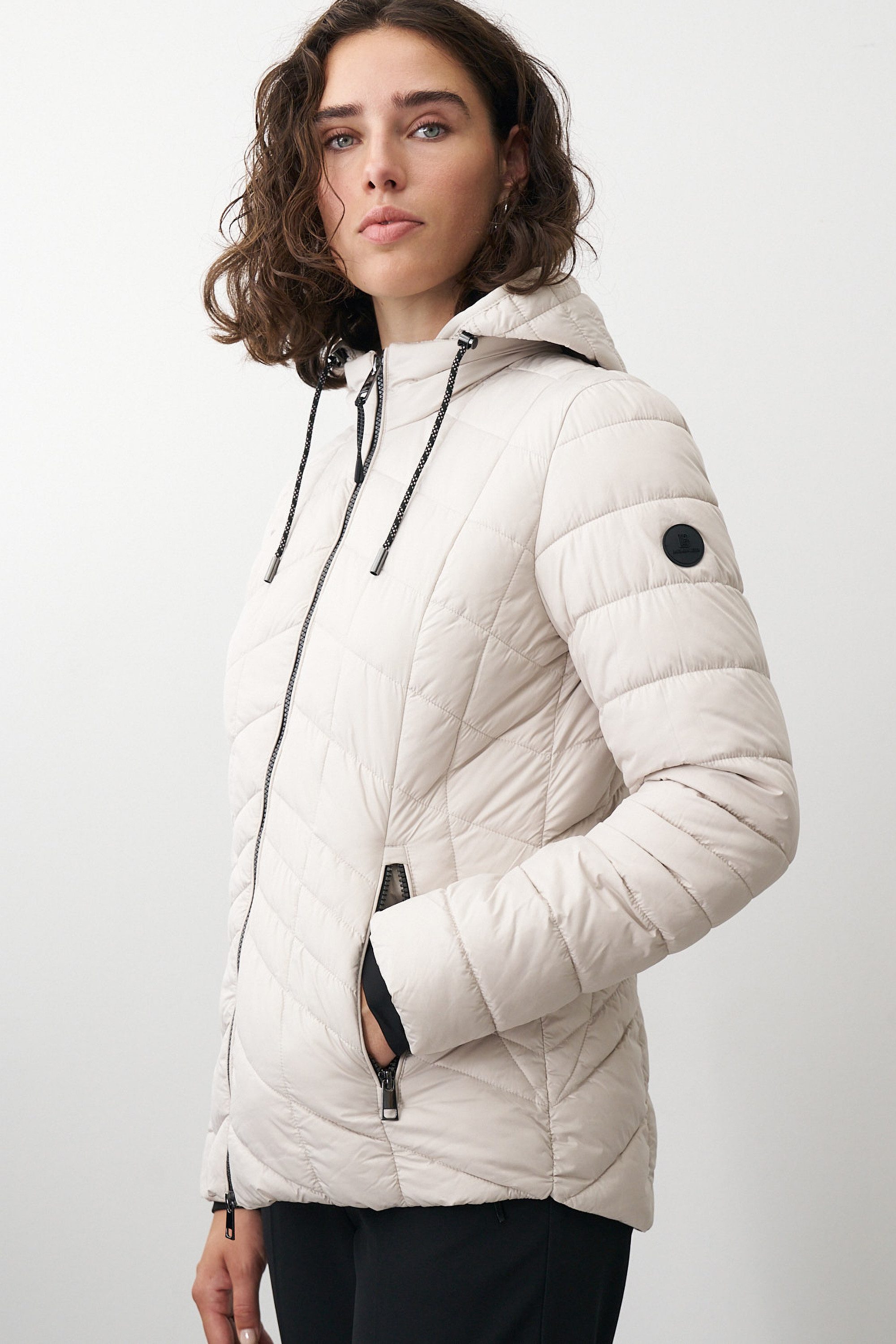 Barbara Lebek Steppjacke Übergangsjacke oder Herbstjacke mit abnehmbarer Ka günstig online kaufen