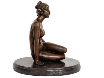 Aubaho Skulptur Bronzefigur erotische Kunst Erotik Frau Akt Bronze Bronzeskulptur Anti
