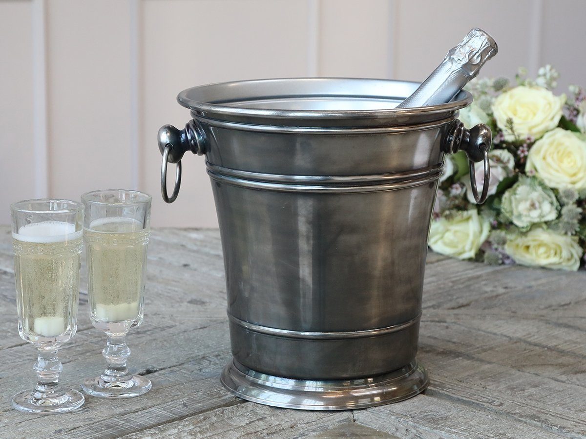 Wein- und Sektkühler Champagnerkühler Sektkühler Weinkühler Eiswürfeleimer Chic Antique