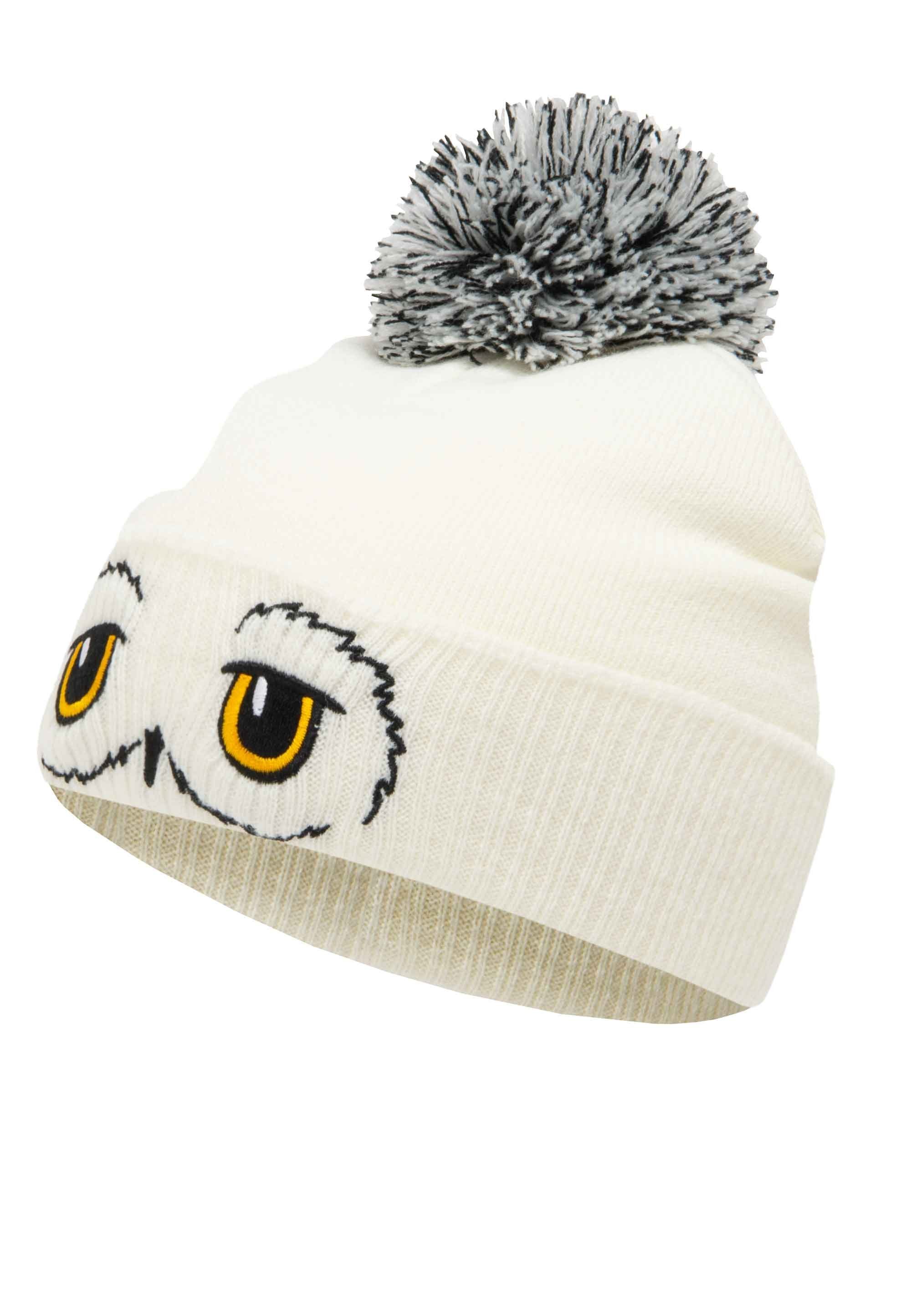 LOGOSHIRT Strickmütze Harry Potter - Hedwig mit lizenzierter Stickerei