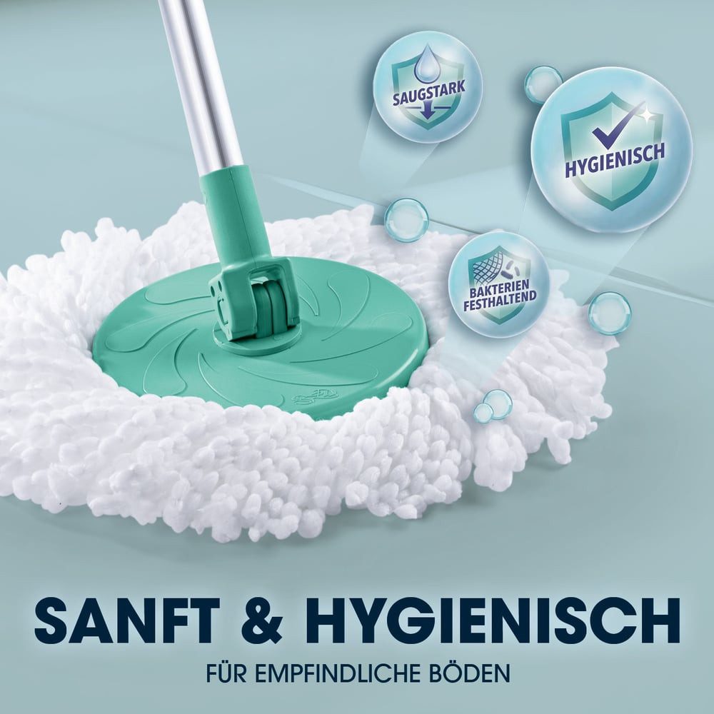 CLEANmaxx Wischmopp Power-Wischmopp - Ersatzmopp, 2er-Set