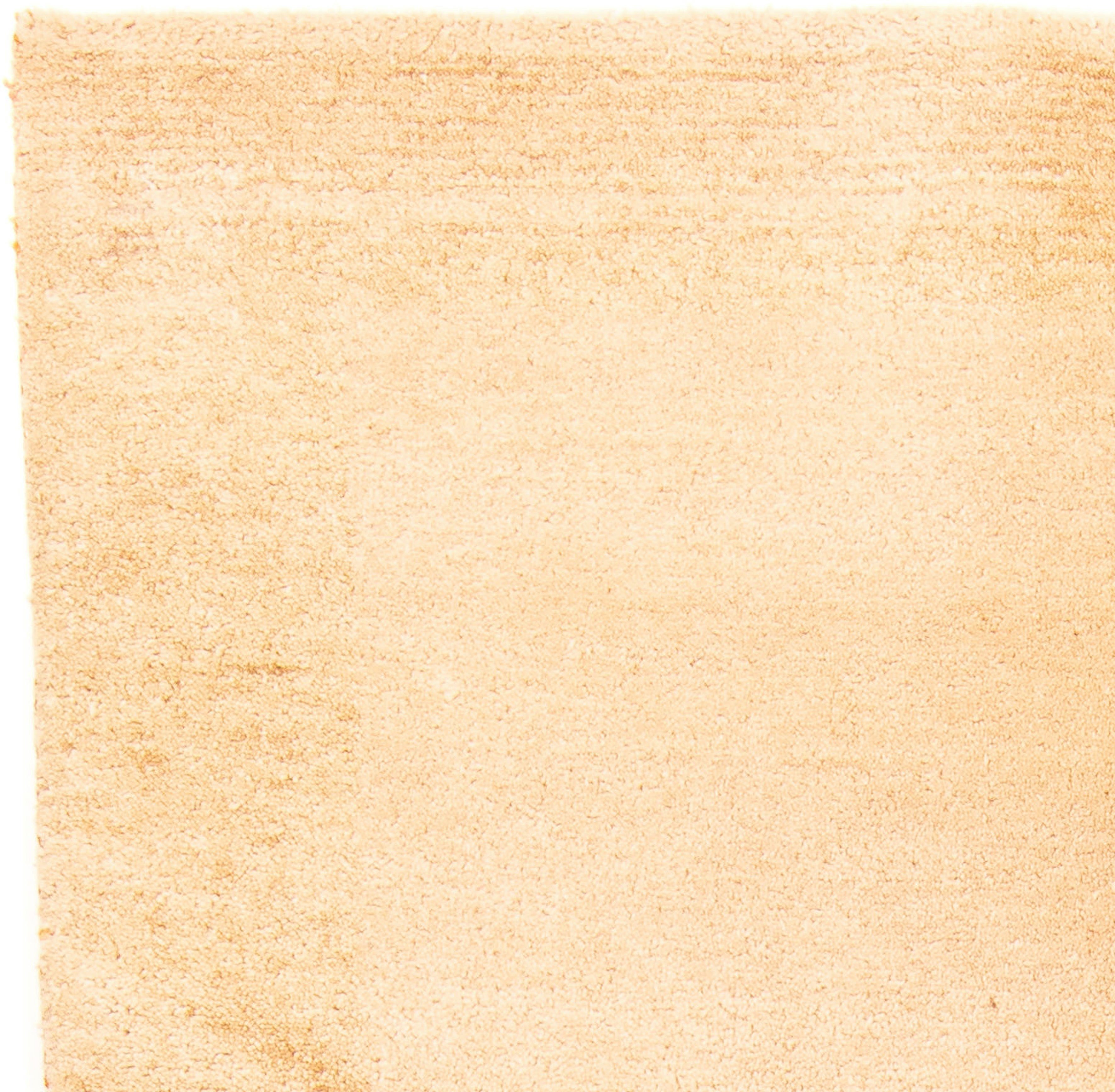 Wollteppich Indus Zertifikat Gabbeh - rechteckig, Handgeknüpft, Höhe: mm, x morgenland, Einzelstück 197 cm beige, Wohnzimmer, 18 mit - - 137