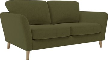 Home affaire 2-Sitzer MARSEILLE Sofa 170 cm, mit Massivholzbeinen aus Eiche, verschiedene Bezüge und Farbvarianten