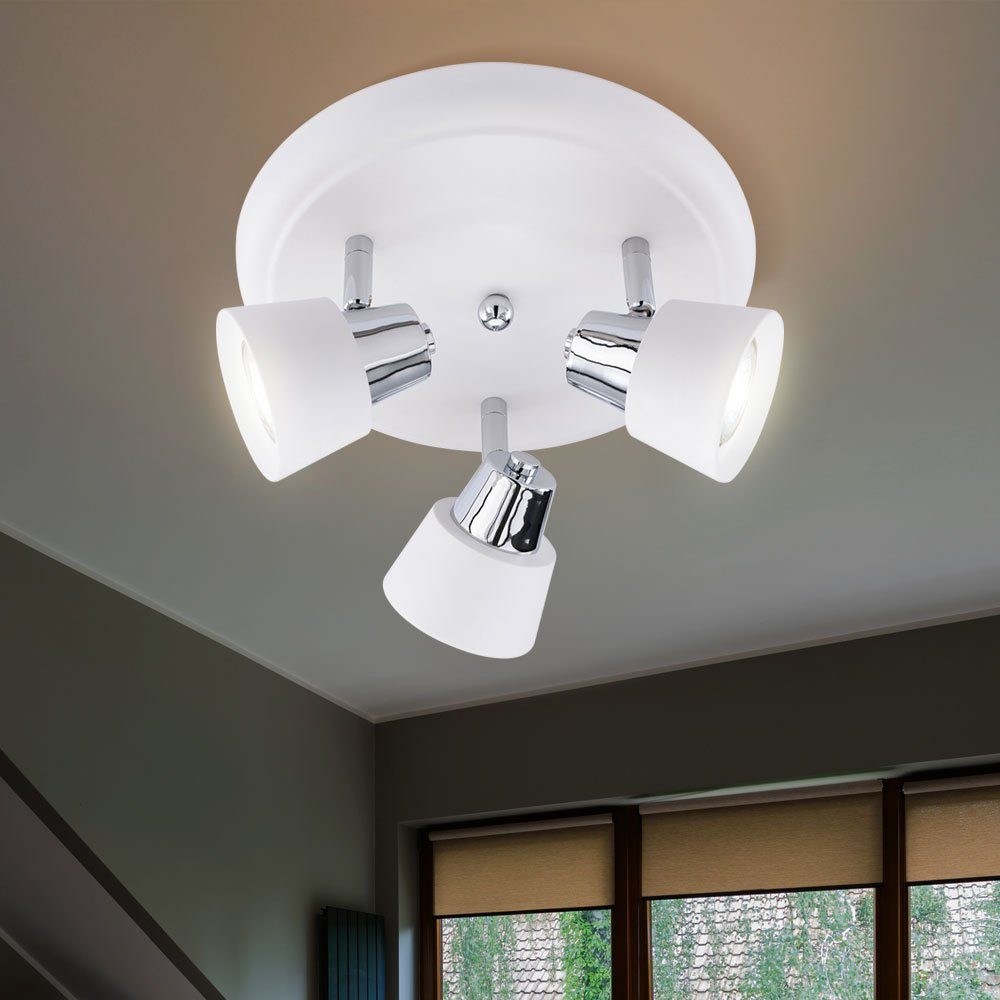 etc-shop LED Deckenspot, Deckenlampe Leuchtmittel inklusive, Wohnzimmerleuchte nicht Deckenspot