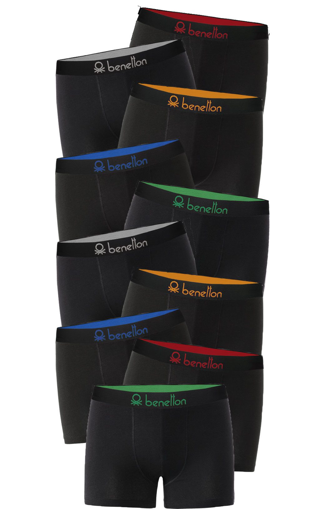 United Colors of Benetton Boxershorts (Packung, 10er Pack) mit Logo auf dem günstig online kaufen