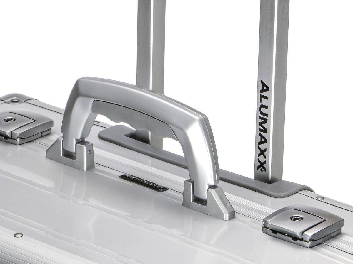ALUMAXX Aktenkoffer Discovery, 2 Rollen, Pilotenkoffer, Koffer, Business-Koffer, Aluminium