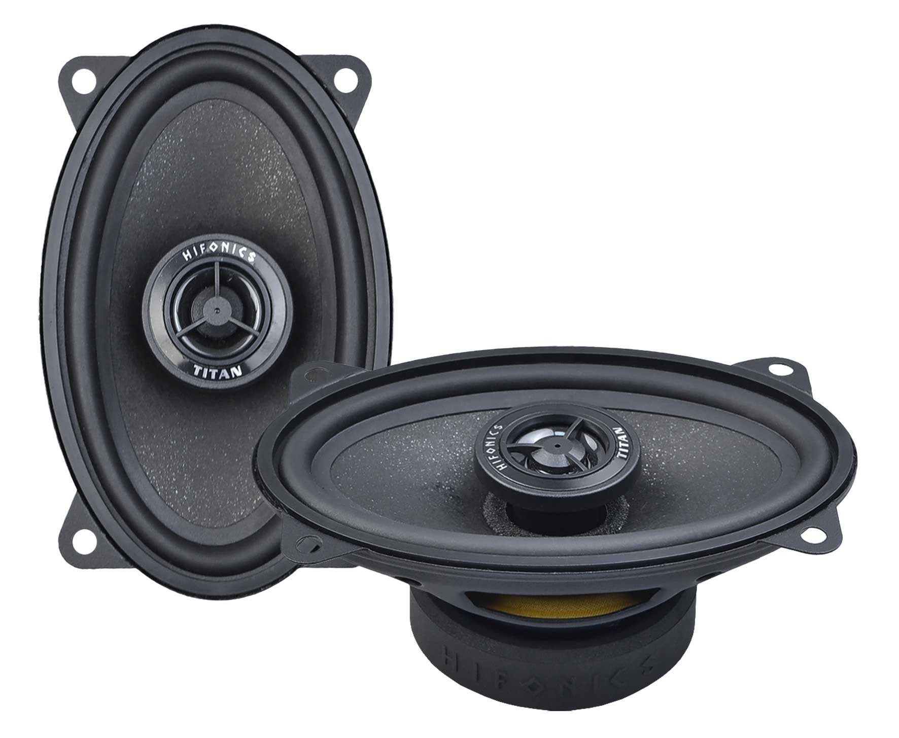 Hifonics Titan TRX462 10 x 15 cm (4 x 6) 2-Wege Koaxial-Lautsprecher Auto-Lautsprecher (70 W)