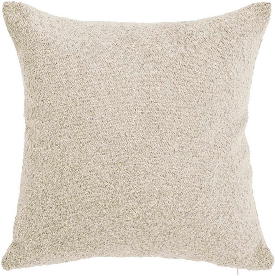 done.® Kissenhülle Touch, (1 Stück), Einfarbige Kissenhülle aus weichem Bouclé-Stoff