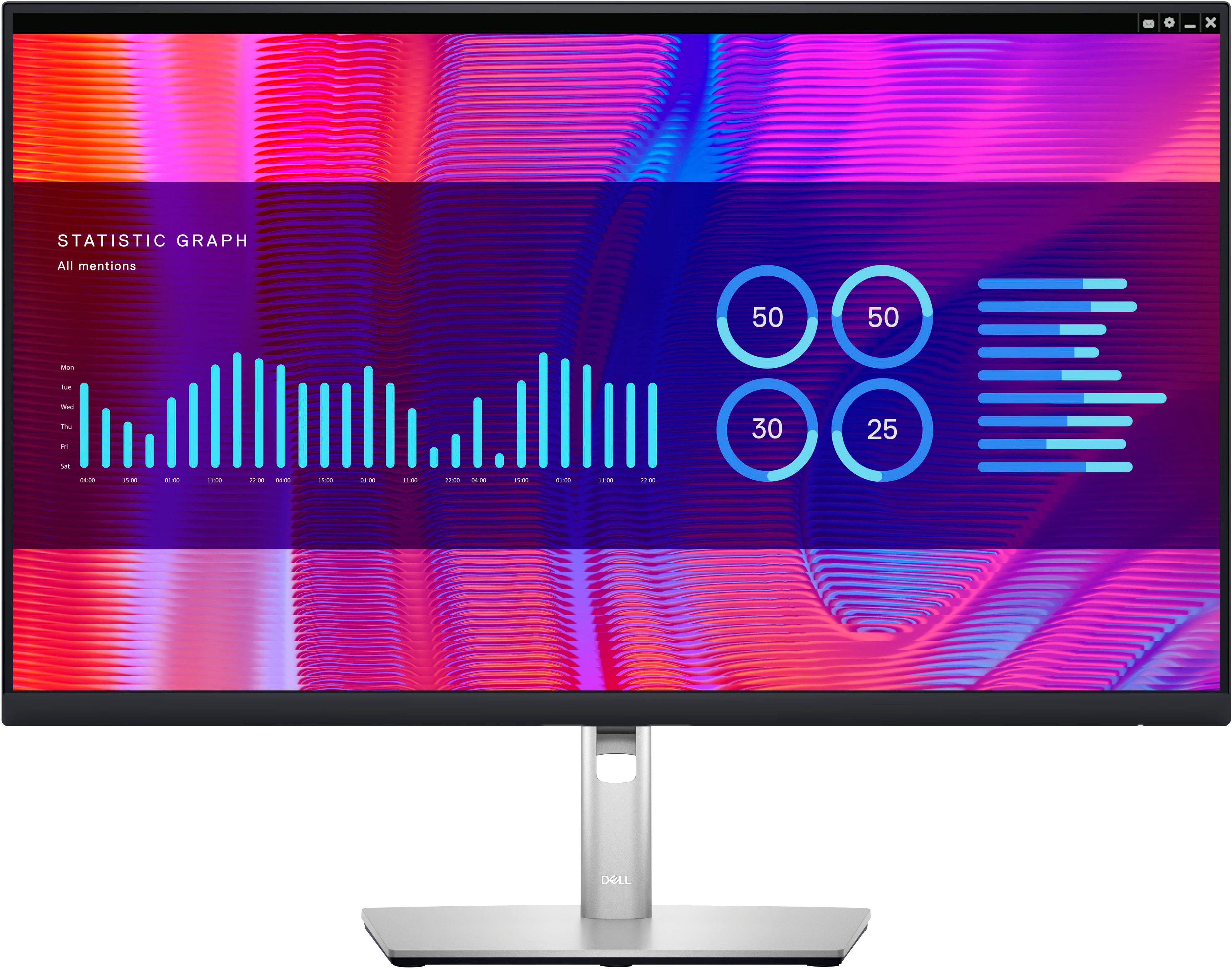 Dell P2723DE LED-Monitor (69 cm/27 ", 2560 x 1440 px, QHD, 5 ms Reaktionszeit, 60 Hz, IPS)