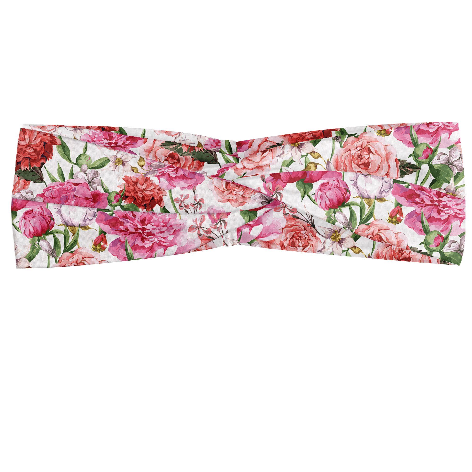 Abakuhaus Stirnband Elastisch und Angenehme alltags accessories Shabby Chic Spring Garden Roses