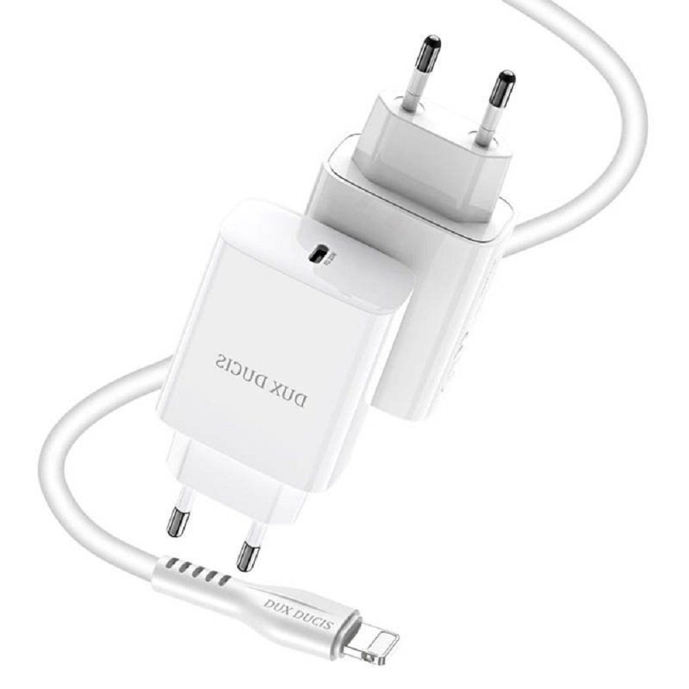 Dux Ducis 3A 20W Schnell-Ladegerät Netzteil Handy USB Typ-C 3.0 + iPhone  Smartphone-Ladegerät