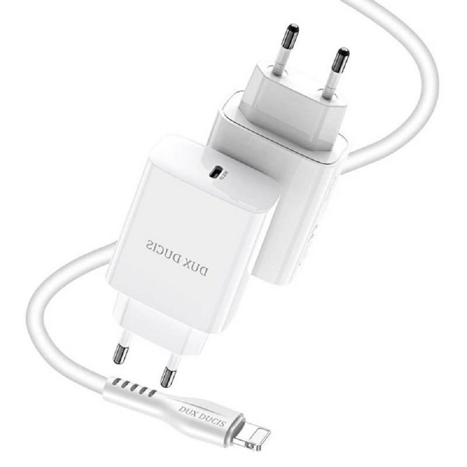 Dux Ducis 3A 20W Schnell-Ladegerät Netzteil Handy USB Typ-C 3.0 + iPhone  Smartphone-Ladegerät