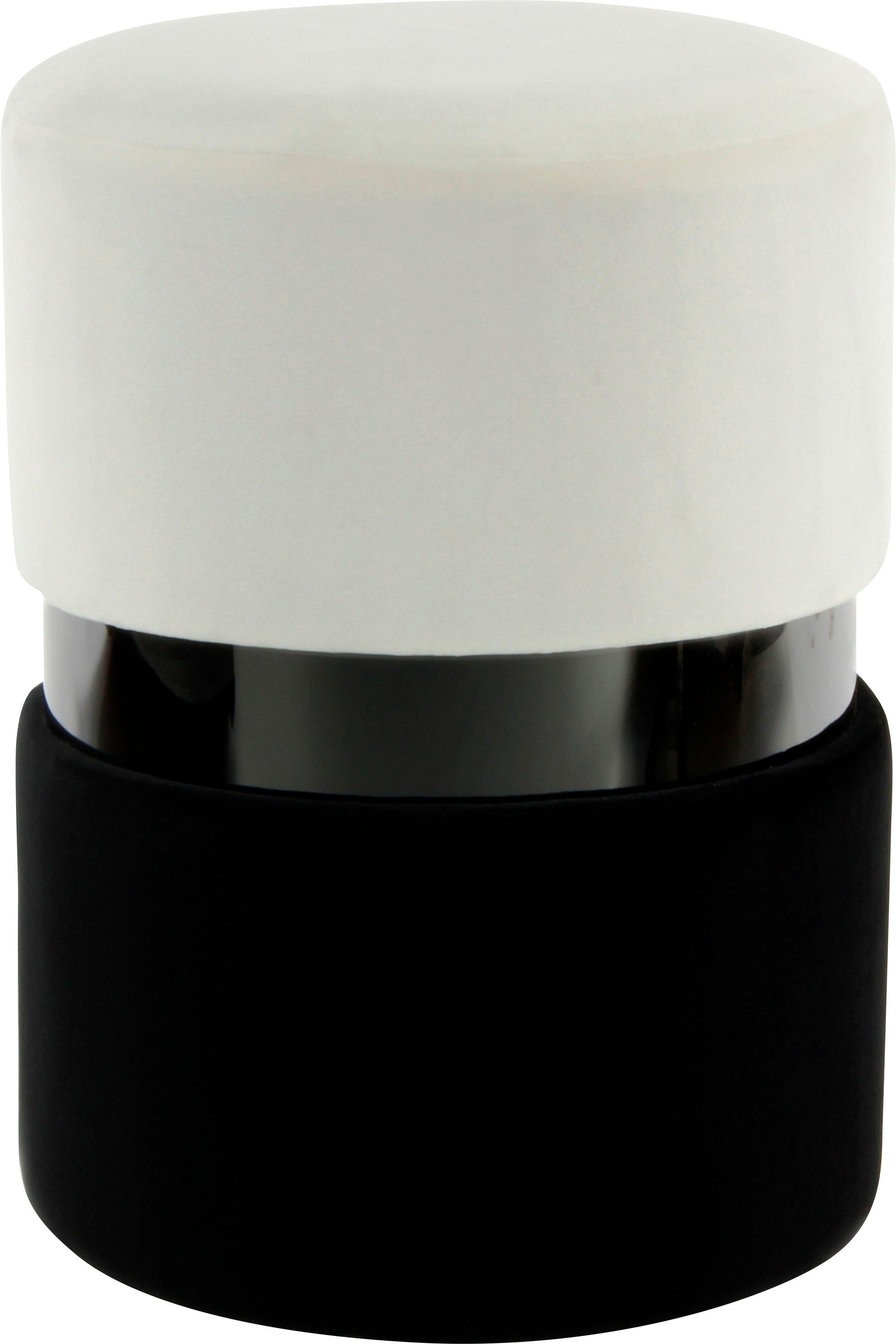 Kayoom Sitzhocker Hocker Gipsy 825, stilvoller Sitzhocker, runde Form, stilvolles Design (1 St), samtweich, platzsparend, vielfältig einsetzbar, weiche Polsterung. Reduzierter Preis € 60,55. Unverbindliche Preisempfehlung € 155,00