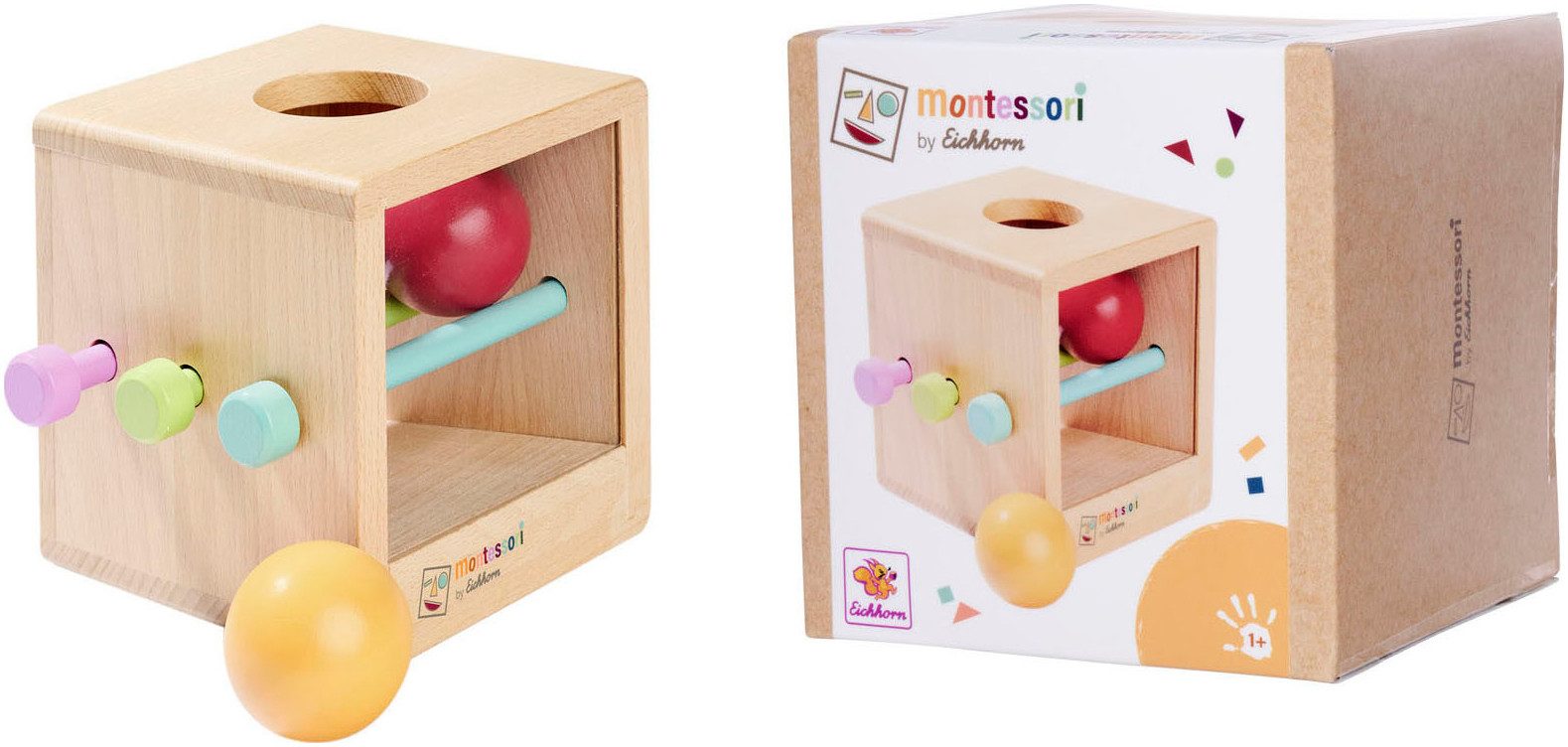 Eichhorn Lernspielzeug Montessori Box mit Kugeln, günstig online kaufen