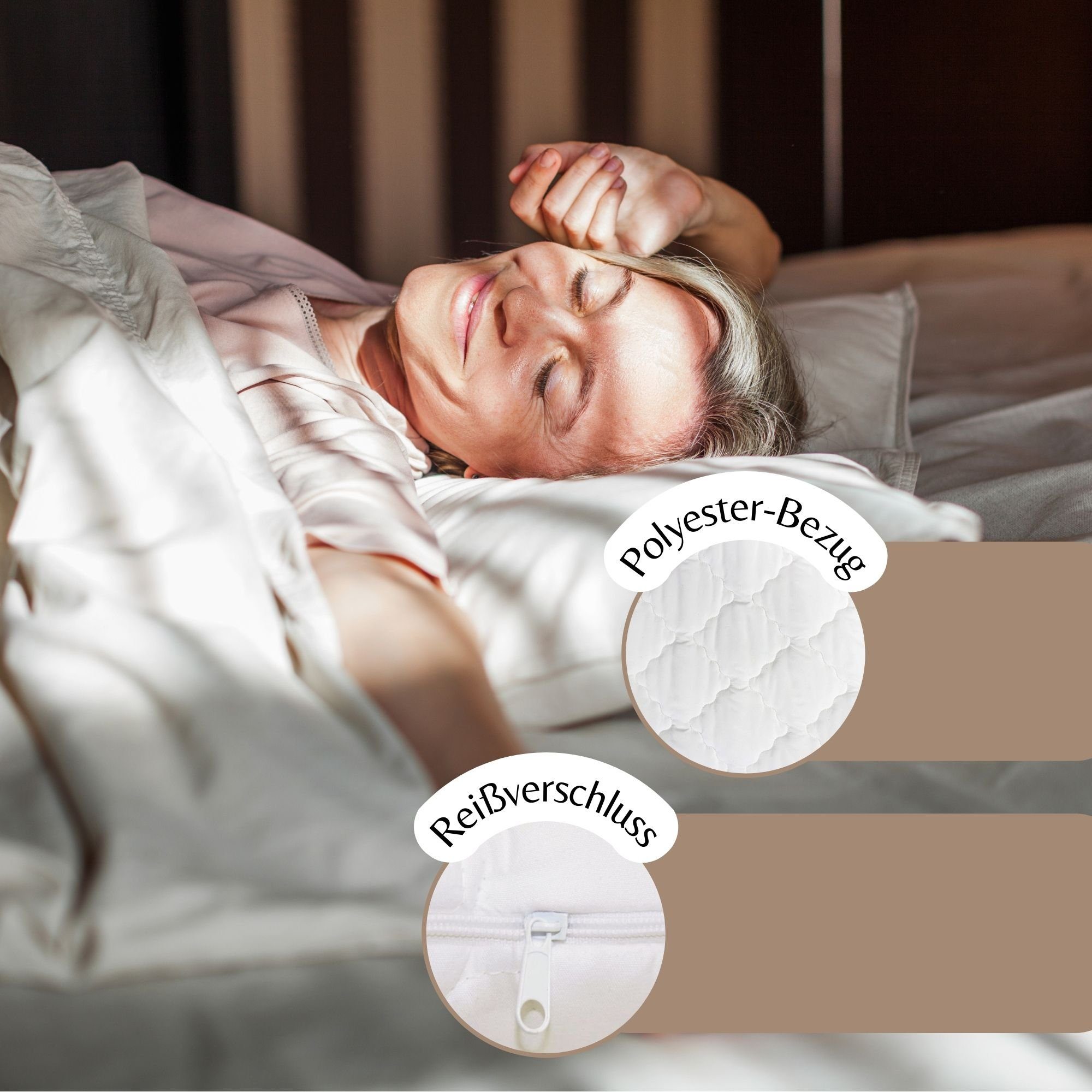 MSS e.K., Topper Kaltschaum-Topper mit umliegenden Reißverschluss, 10 cm ho günstig online kaufen