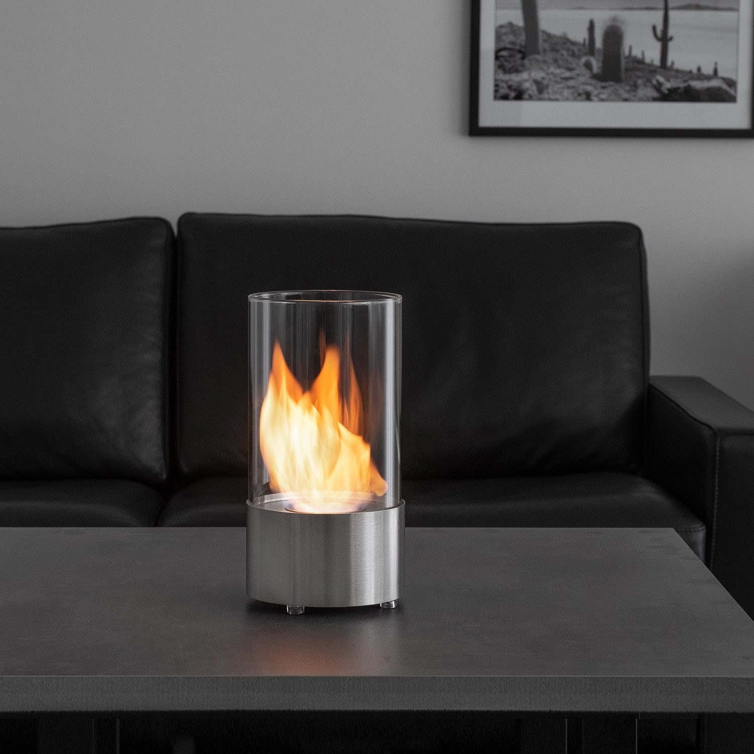 Moritz Dekokamin Bio-Ethanol Tischkamin Tischfeuer, Ethanolbrenner Glasfeue günstig online kaufen