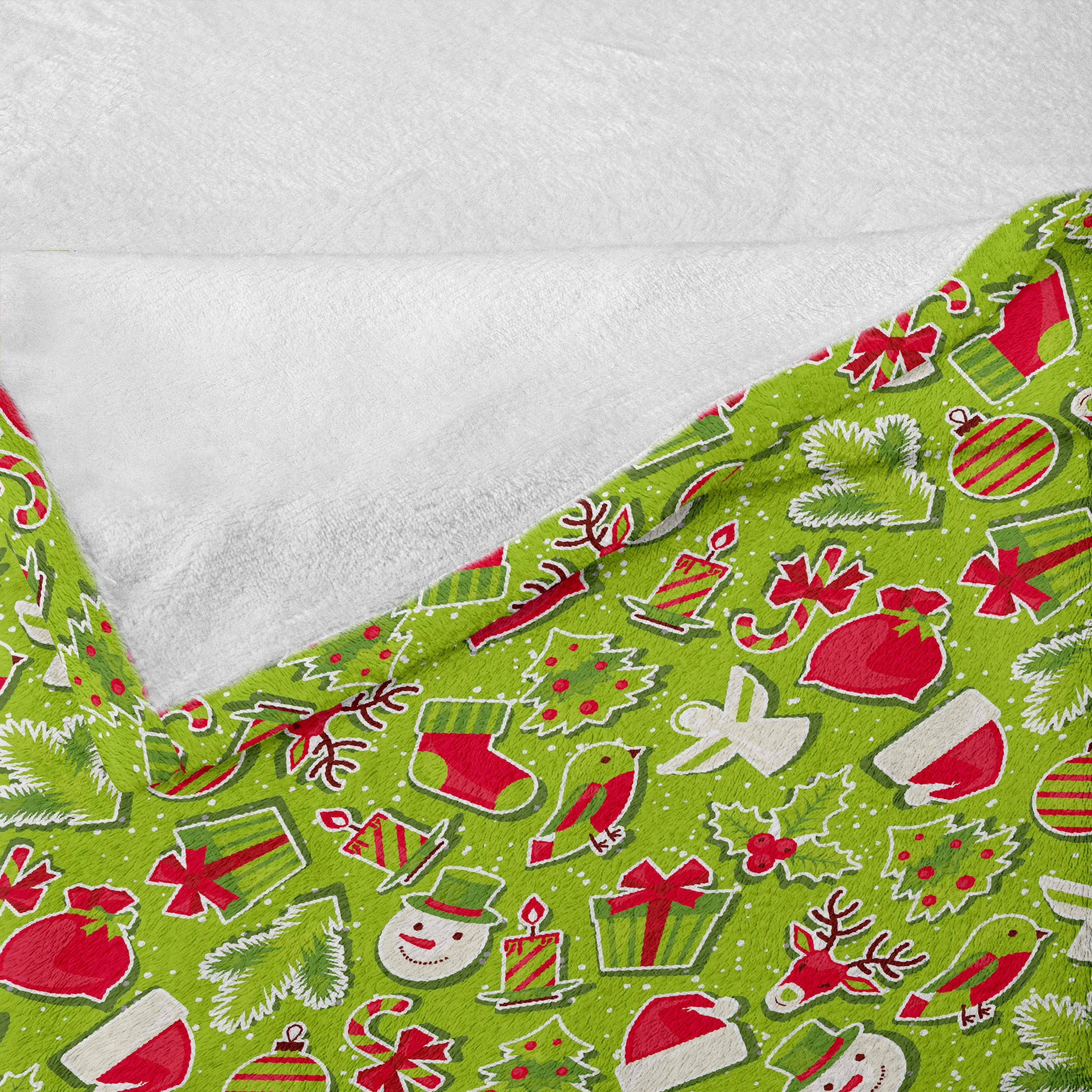 Wohndecke Gemütlicher Plüsch für den Innen- und Außenbereich, Abakuhaus, Weihnachten Weihnachten