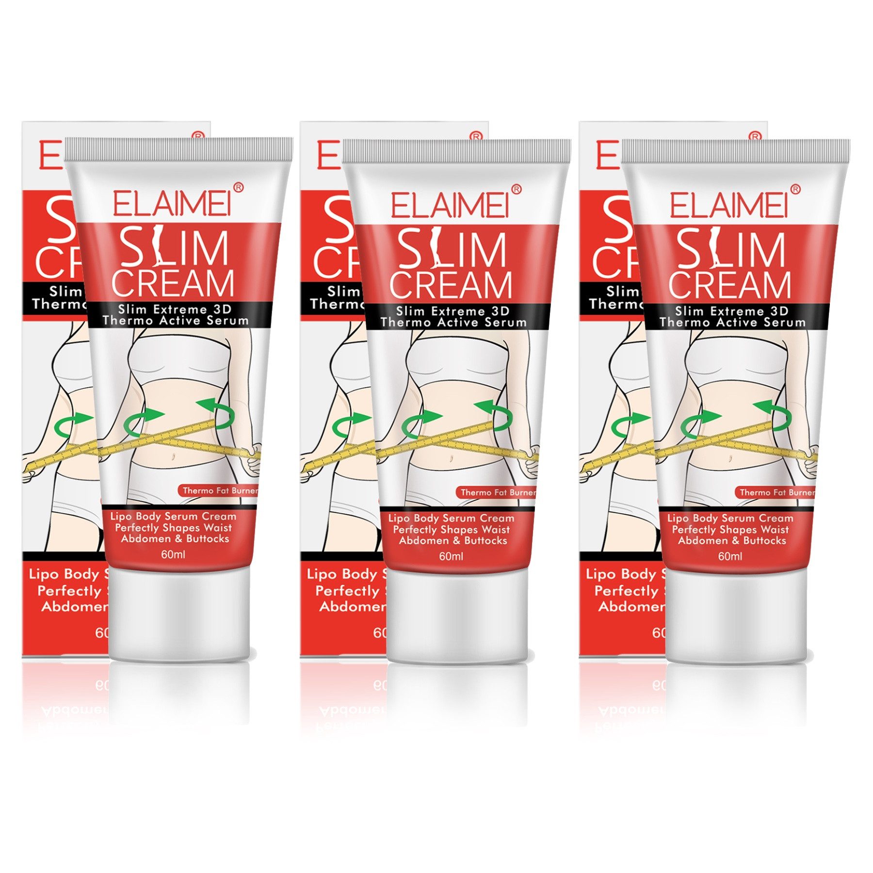 P-Beauty Cosmetic Accessories Körpercreme Creme Slim CreamTagescreme Hautpflegecreme, 3-tlg., Körpercreme, Creme, Hautcreme, Tagescreme