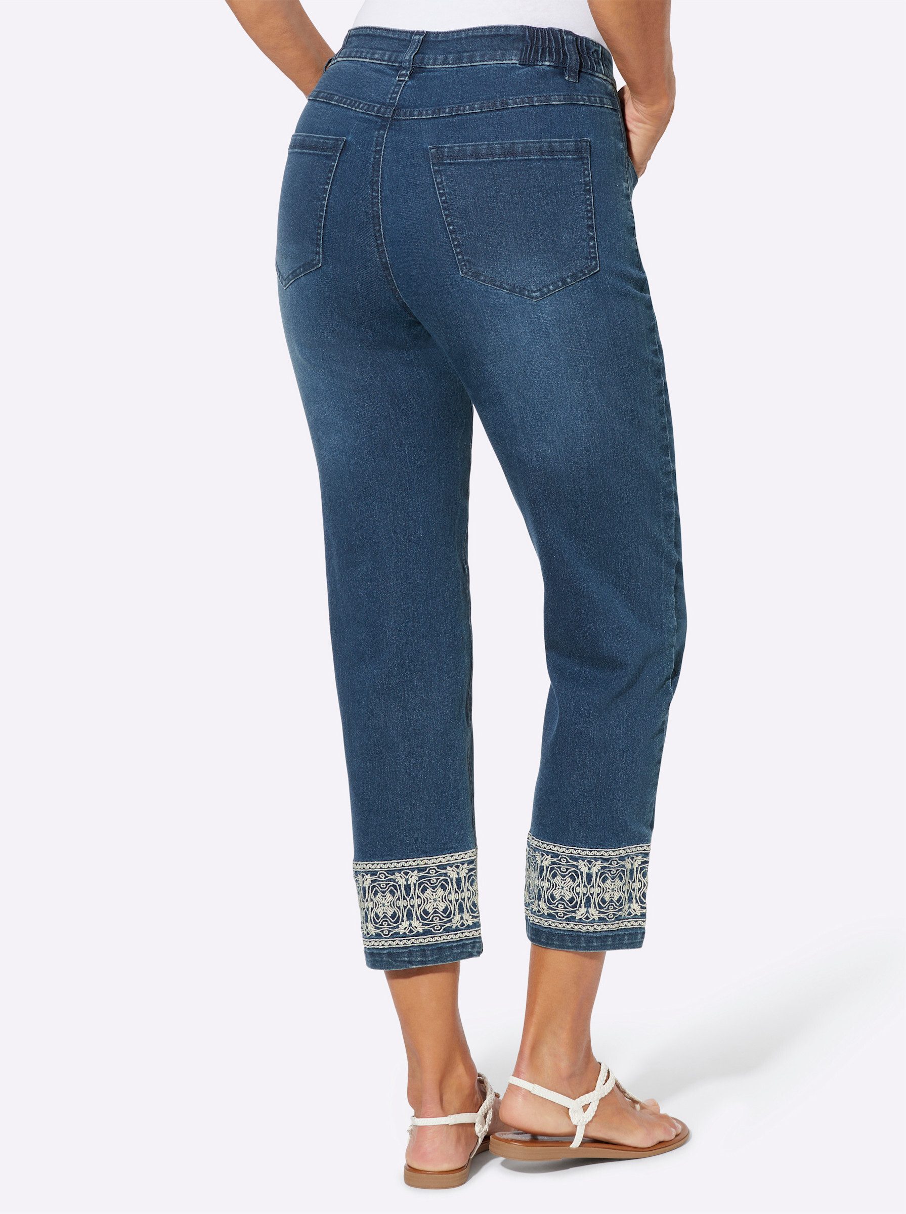 Sieh an! Bequeme Jeans 7/8-Jeans komfortabel – Bild 2 von 5