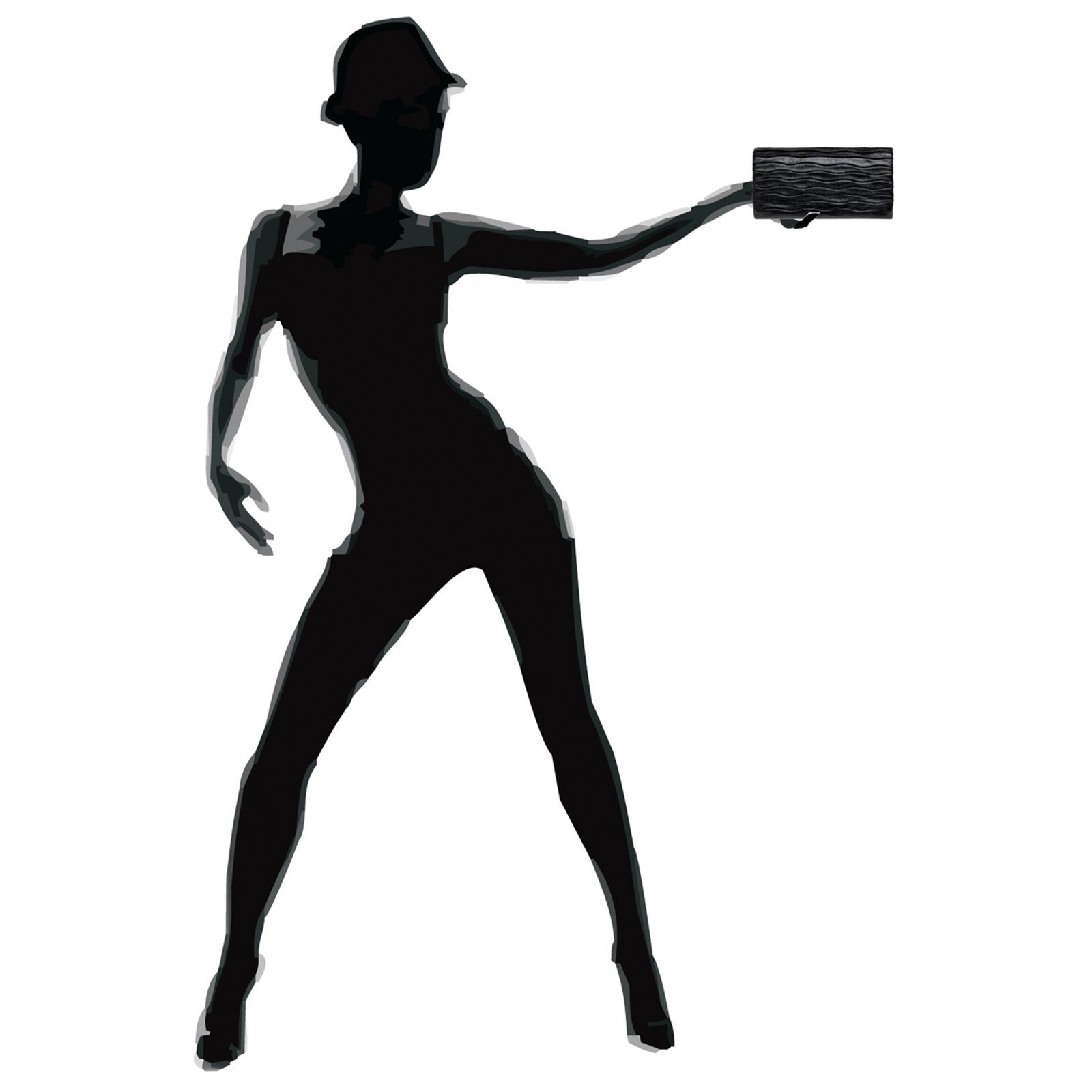 Caspar Clutch Caspar TA397 kleine elegante Damen Glitzer Glanz Abendtasche mit Wellenmuster