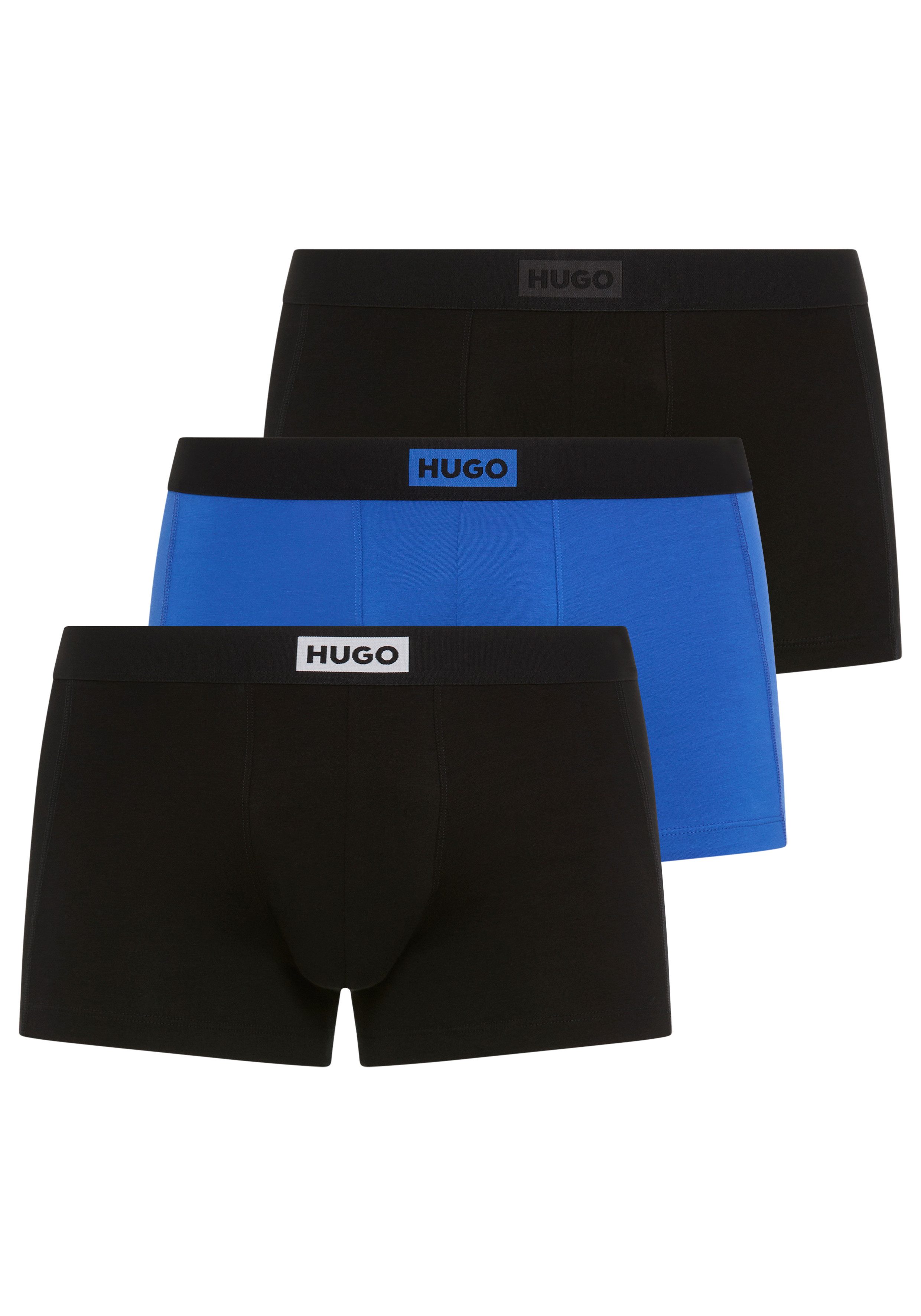 HUGO Trunk (Packung, 3-St) mit kontrastfarbigem günstig online kaufen