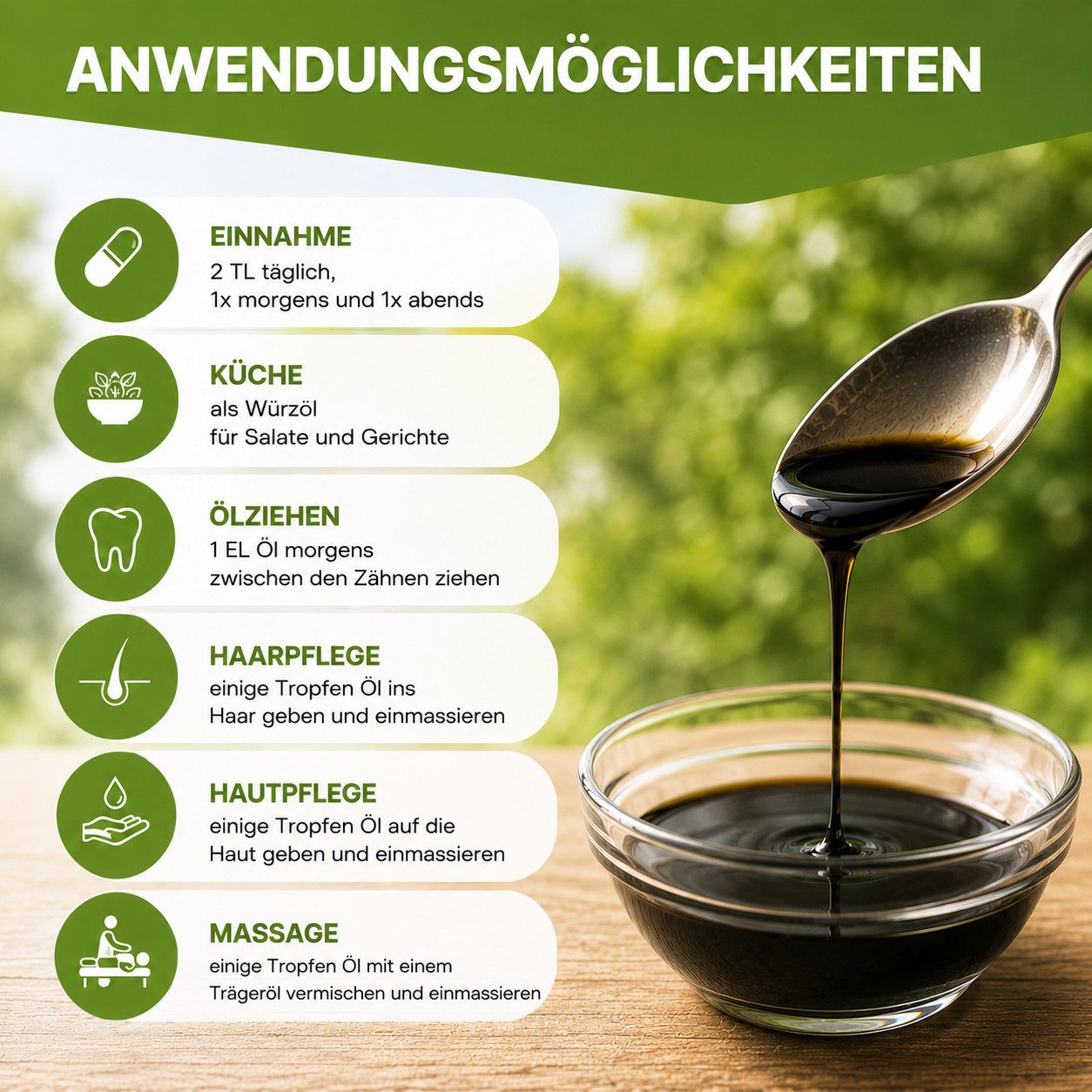 BIOLAVIVA Speiseöl : Bio - Schwarzkümmelöl - ungefiltert - kaltgepresst - laborgetestet -