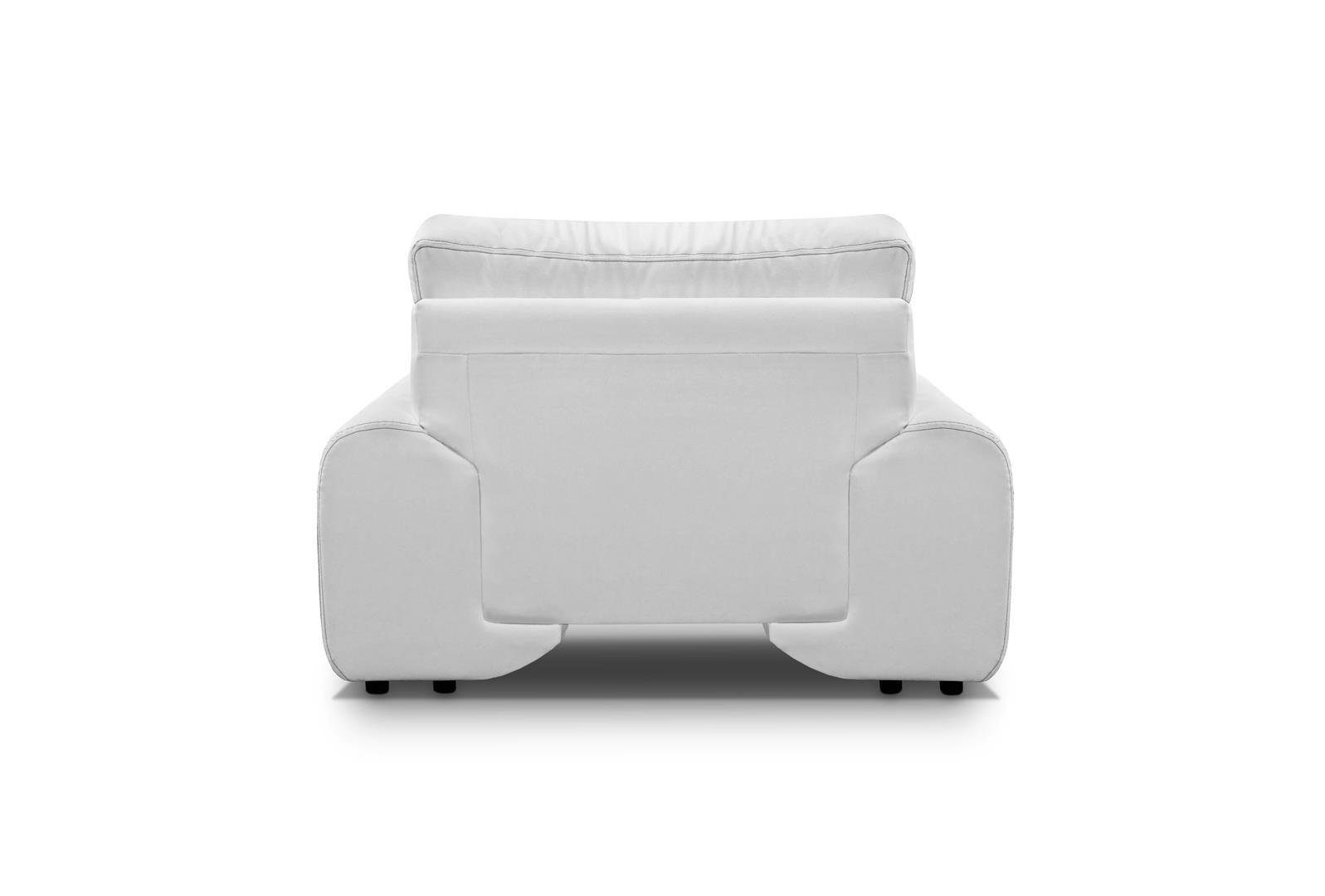 Beautysofa Relaxsessel Omega Kunstleder Sessel Modern Wohnzimmersesel