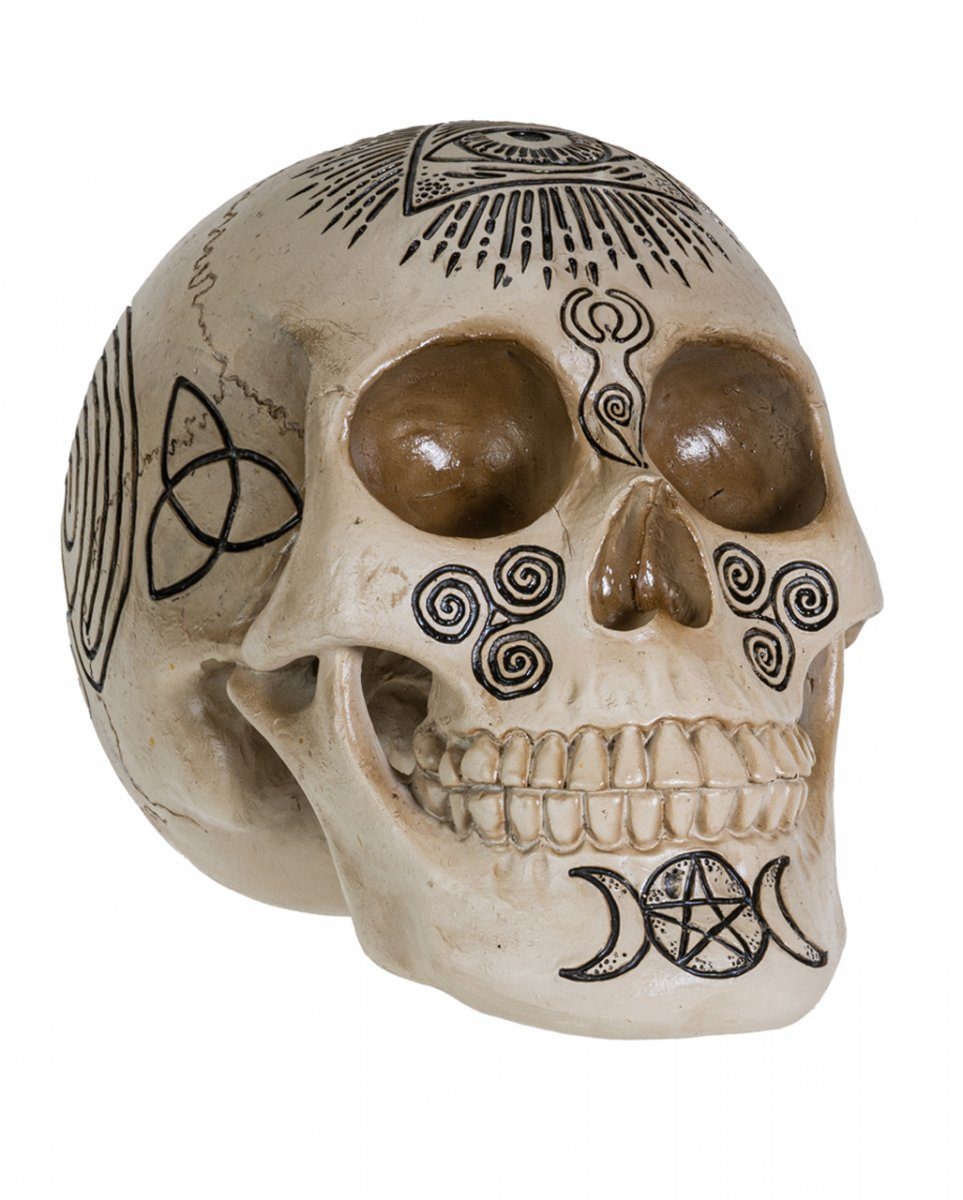 Dekoobjekt Hexenzauber Totenkopf