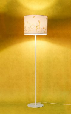 ONZENO Stehlampe Foto Vivid Arcane 40x30x30 cm, einzigartiges Design und hochwertige Lampe
