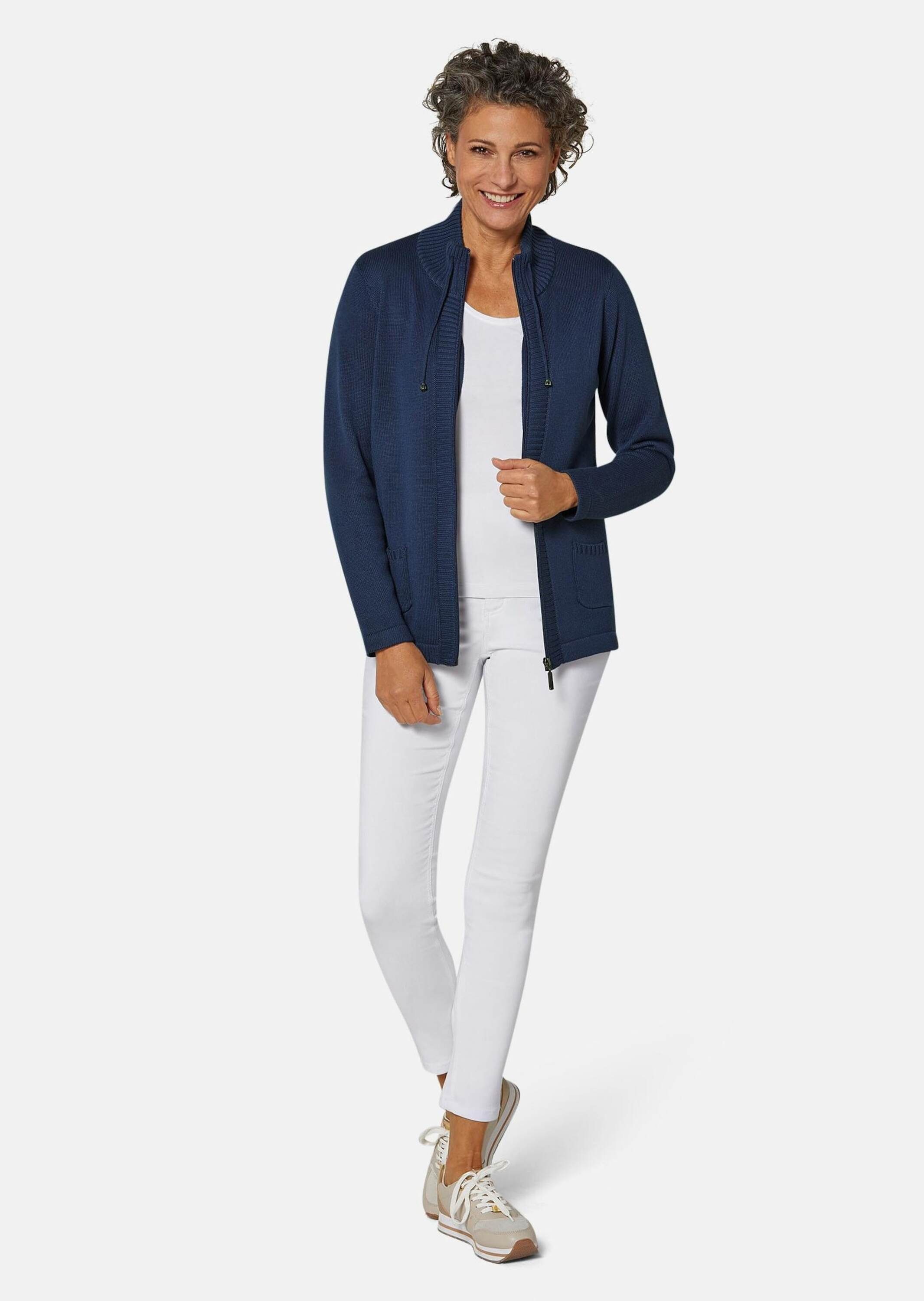 GOLDNER Strickjacke Sportliche Strickjacke günstig online kaufen