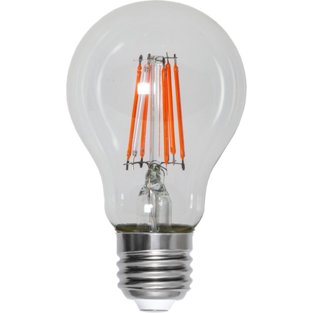 STAR TRADING LED-Leuchtmittel E27, 6,5W, 1300K, 200lm, warmweiß, ø60mm, E27, warmweiß
