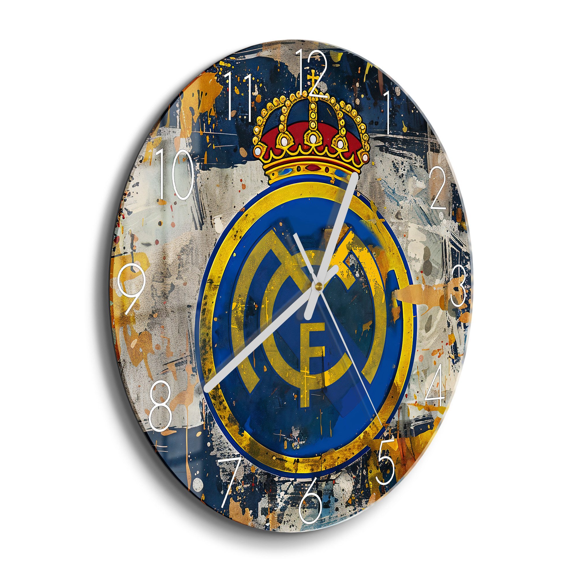 DEQORI Wanduhr 'Wappen Real Madrid' (Glas günstig online kaufen
