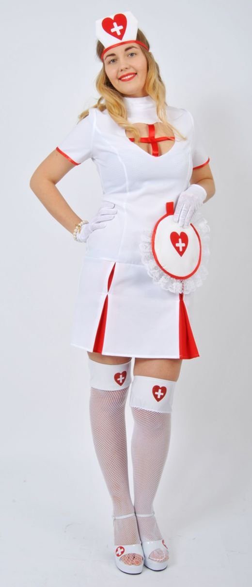 Das Kostümland Arzt-Kostüm Krankenschwester Michaela Damen Kostüm