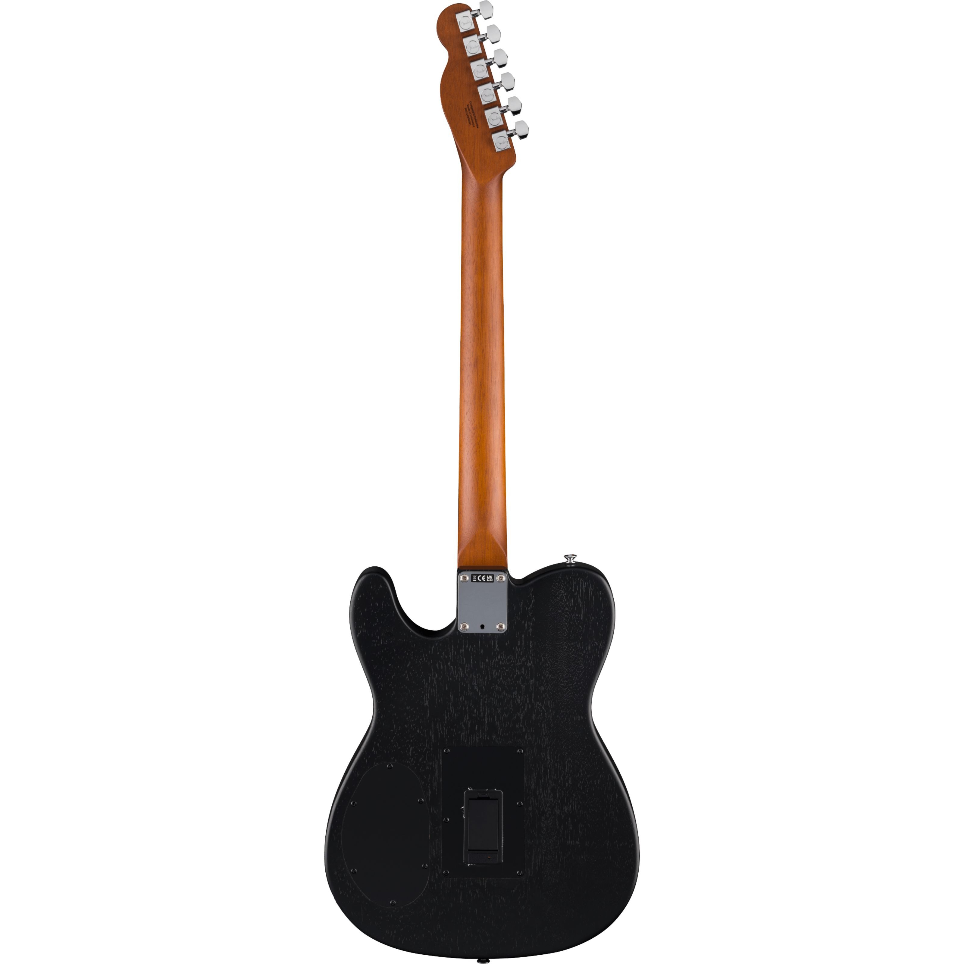 Fender Westerngitarre, Westerngitarren, Andere Bauformen, Acoustasonic Standard Telecaster Black - Westerngitarre