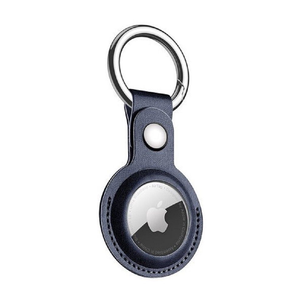 Schlüsselanhänger Schutz Hülle & Case für Apple AirTag mit Leder Optik