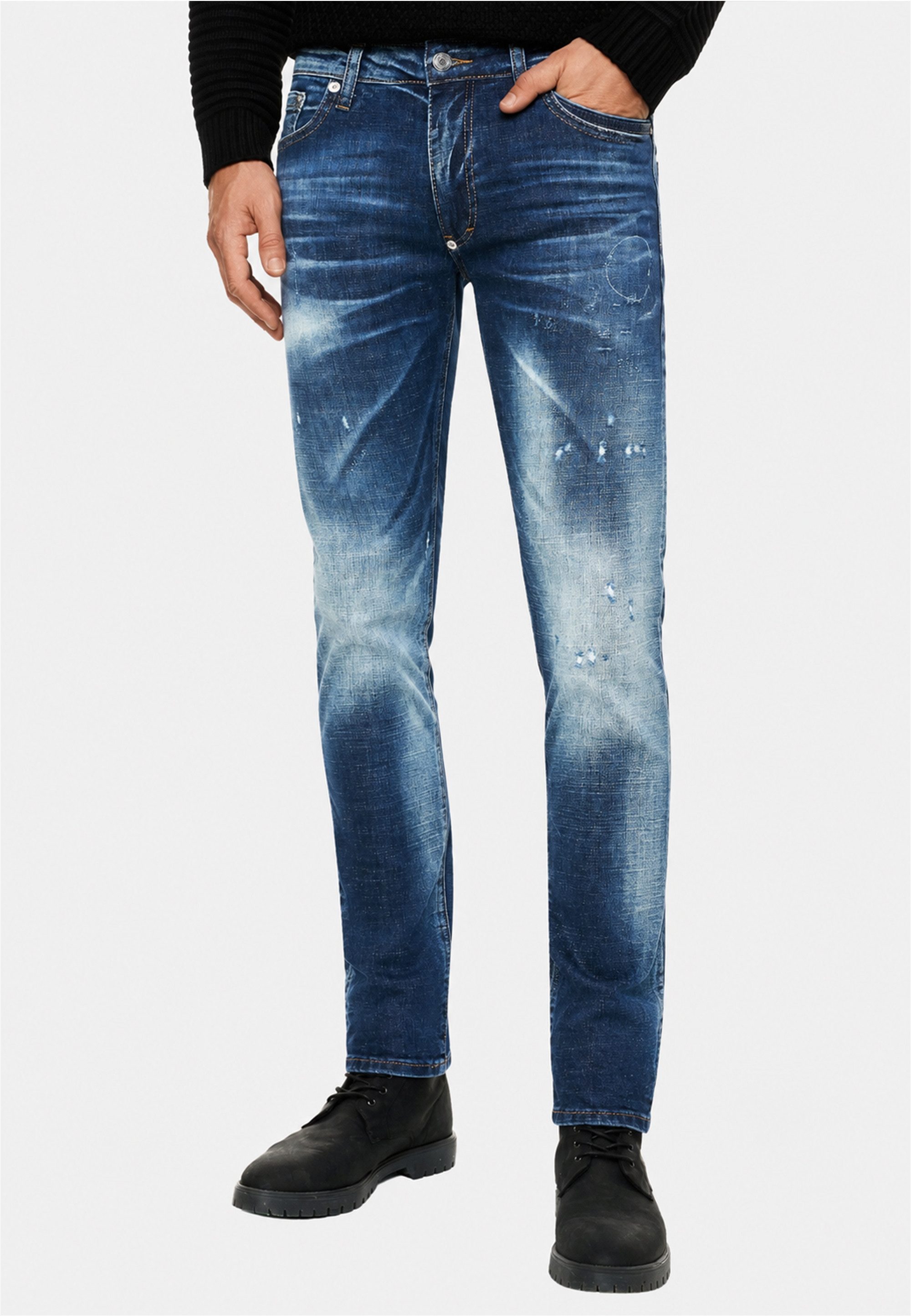 Rusty Neal Slim-fit-Jeans 12247-1 im klassischen 5-Pocket Style